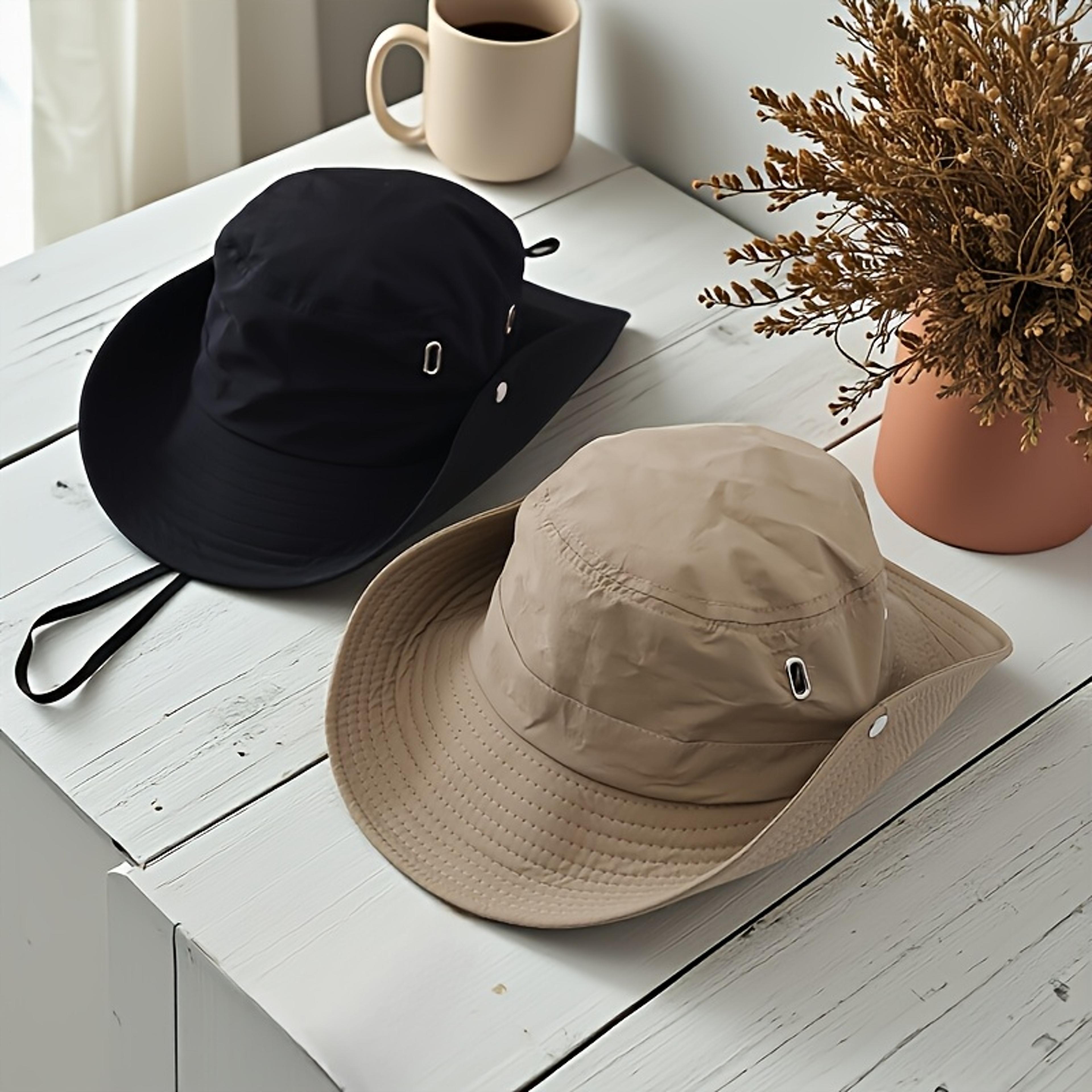 outdoor bucket hat for men and women breathable sun protection hiking fishing hat