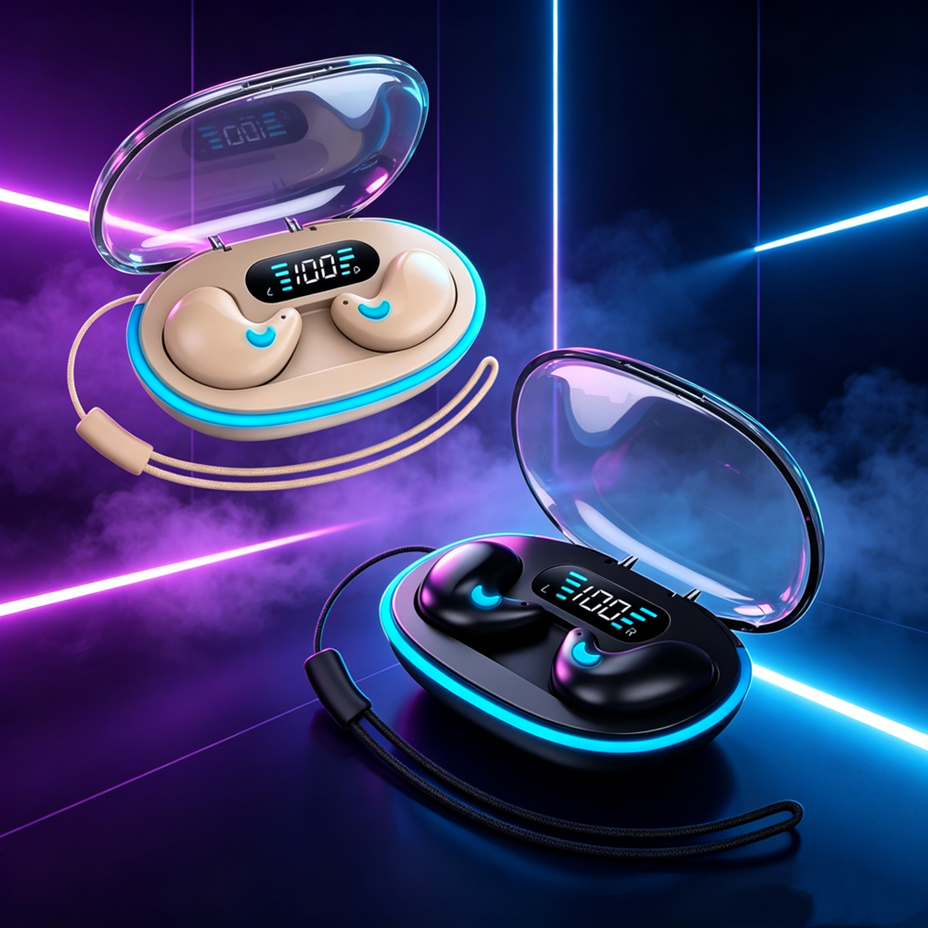 secure fit tws wireless earbuds bluetooth headphones with anti drop design and clear sound