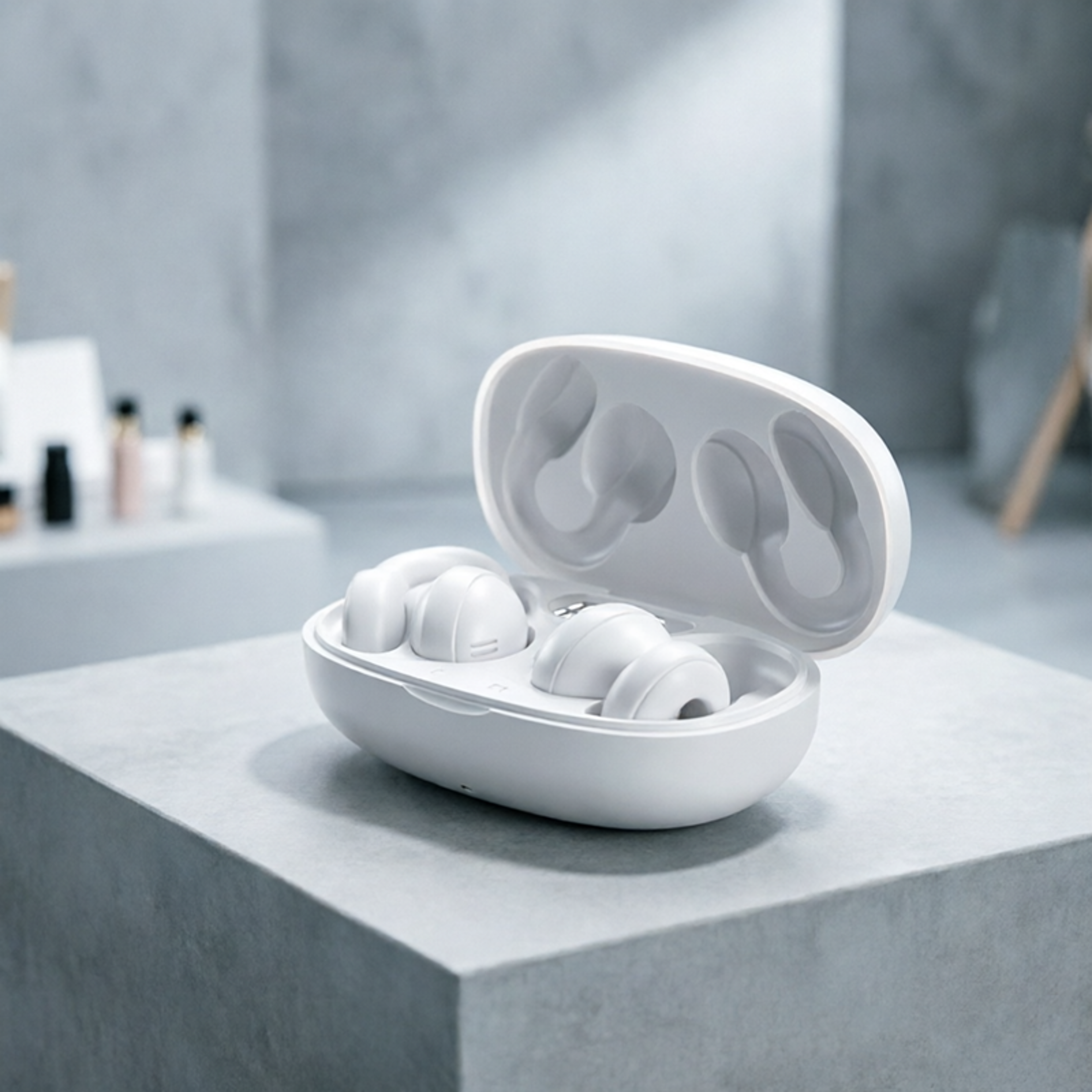 wireless bluetooth earbuds with noise reduction mic touch control and led power display
