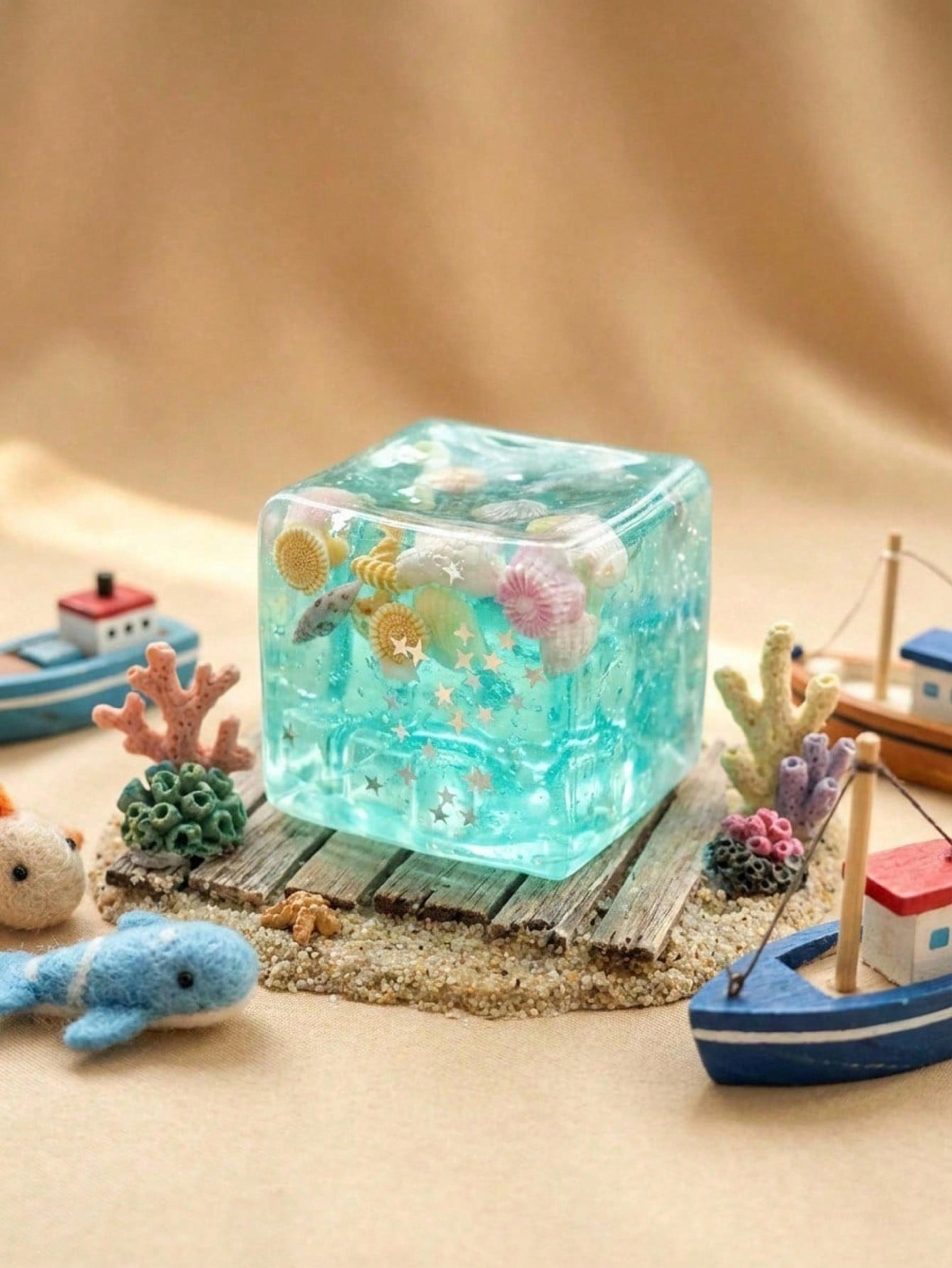 cartoon cube squishy toy slow rising sensory stress ball
