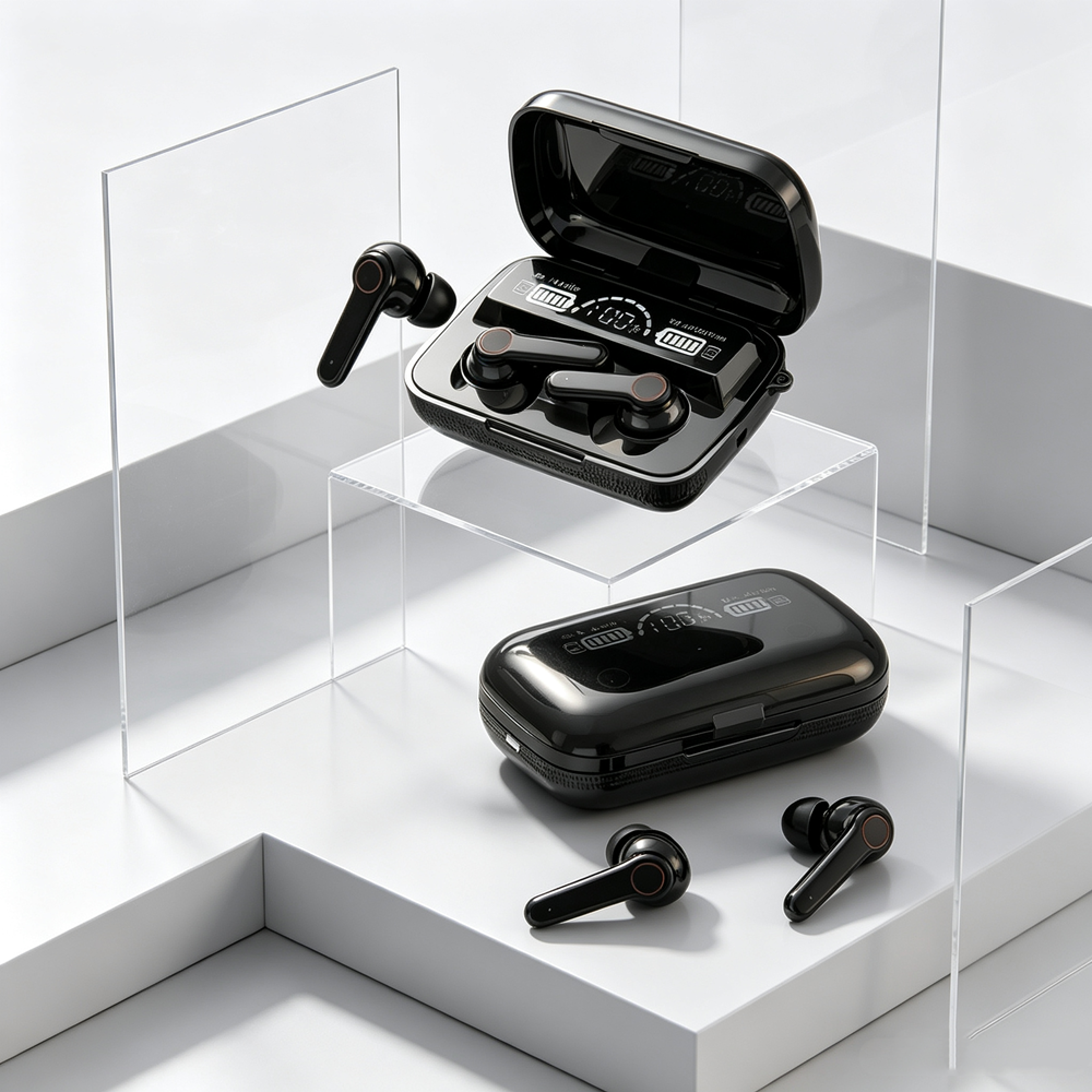 wireless gaming headset tws earphones with stereo sound and microphone