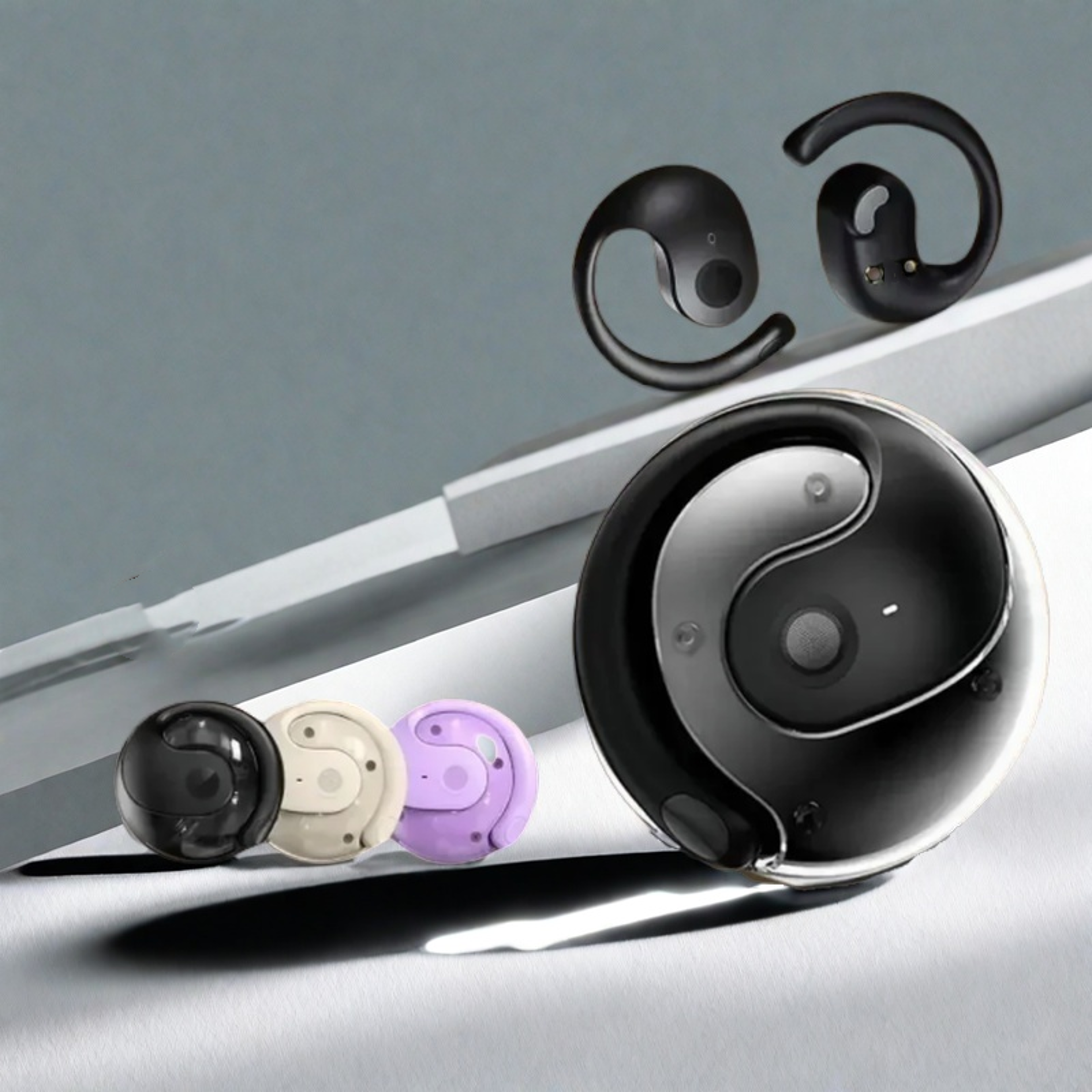 wireless bluetooth earbuds with hifi sound waterproof sports headset