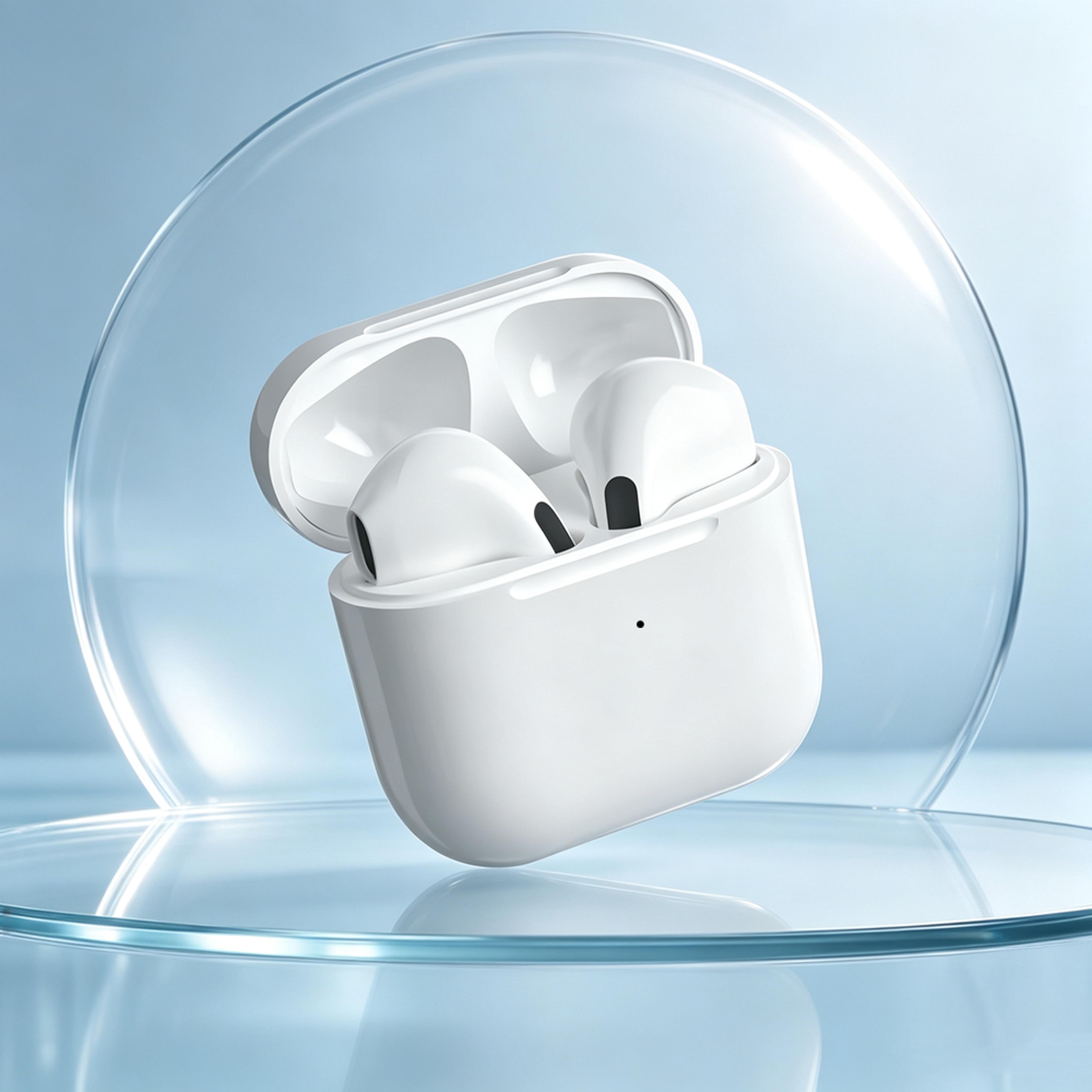 wireless bluetooth earbuds hifi stereo headphones with noise reduction mic for sports and calls