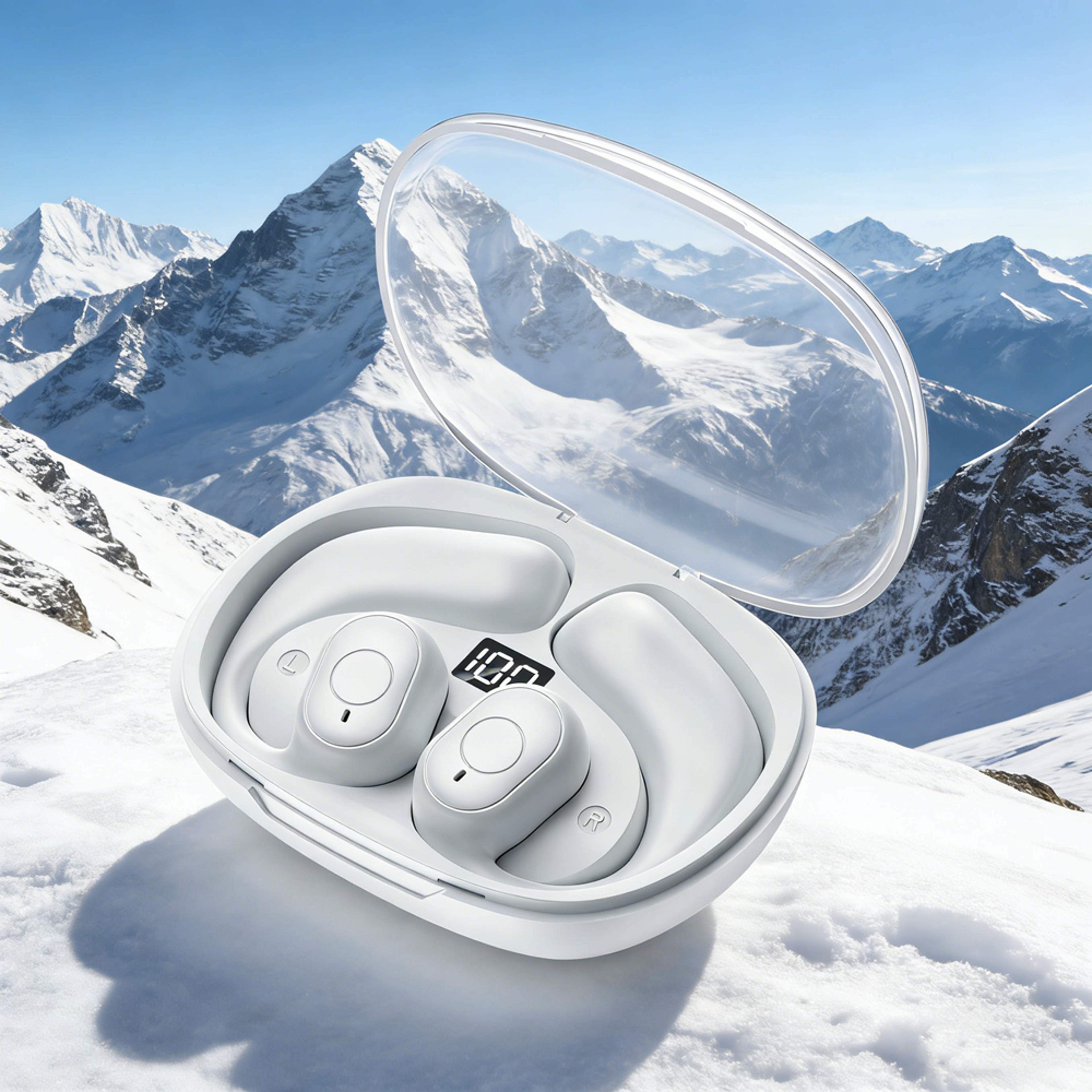 tws wireless bluetooth earbuds with noise cancelling microphone for smartphones