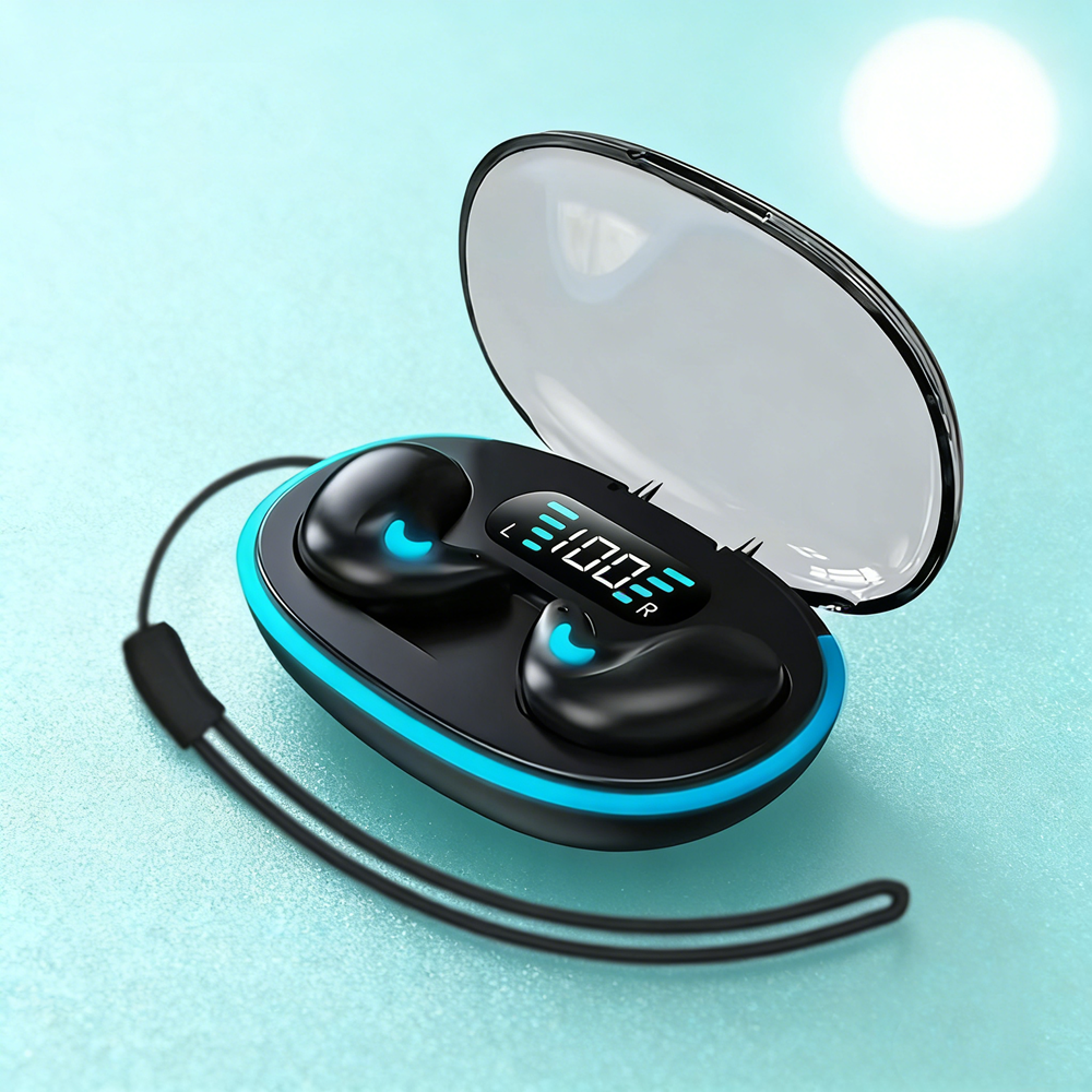sleeping bluetooth earbuds wireless hifi stereo earphones with mic waterproof design