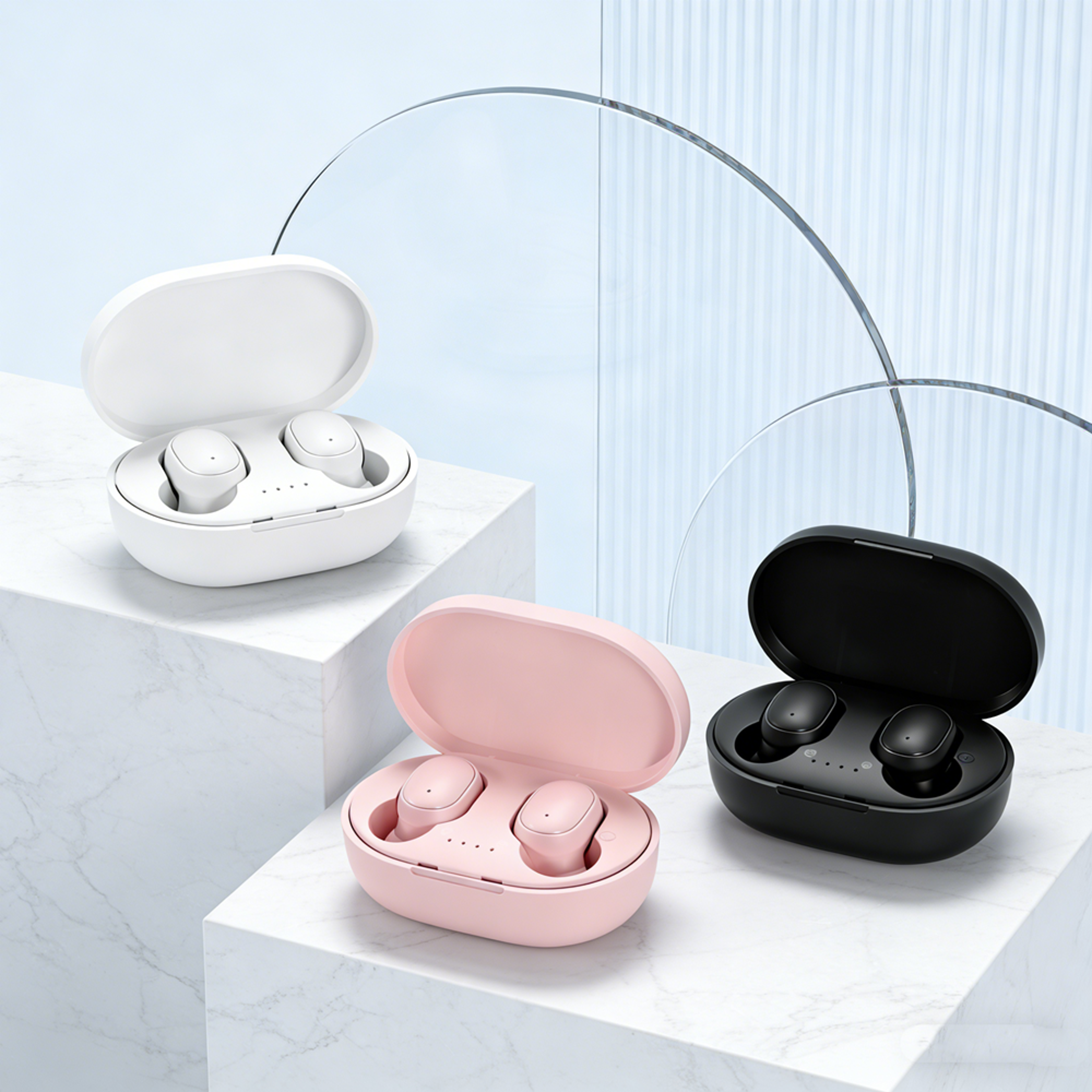 tws wireless bluetooth earbuds with mic sport earphones for smartphones