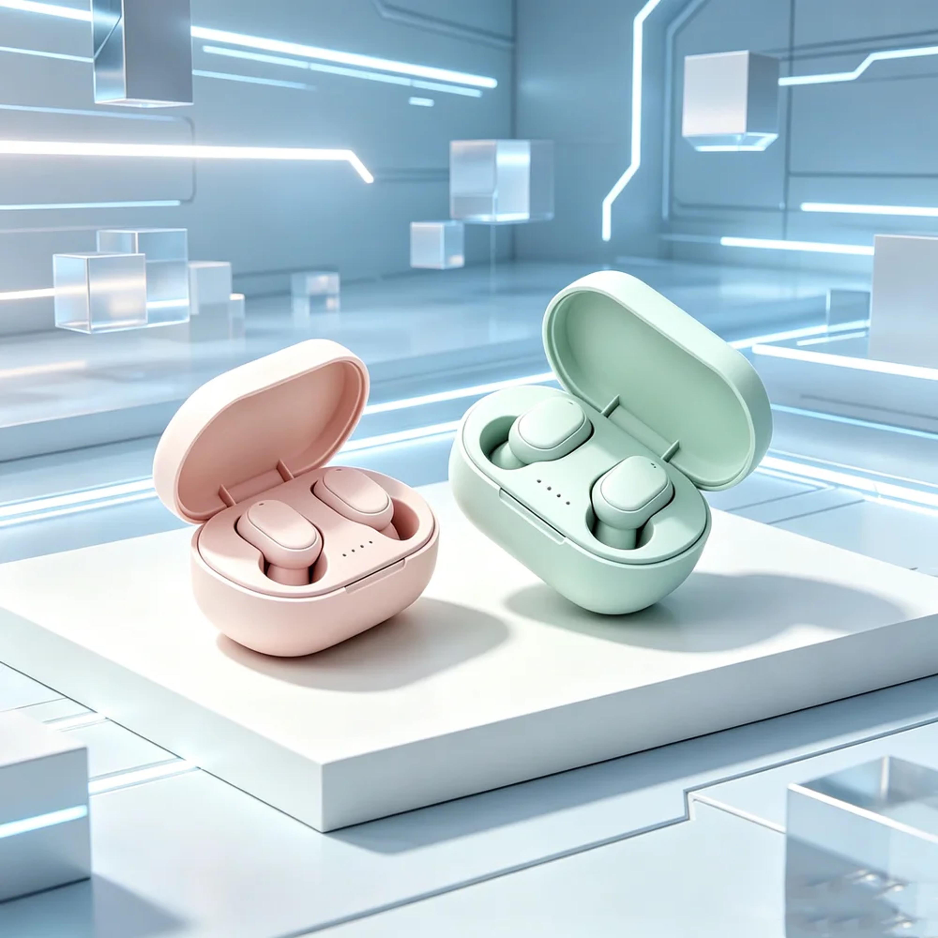 wireless earbuds bluetooth headphones with hifi sound noise cancelling mic for sport gaming