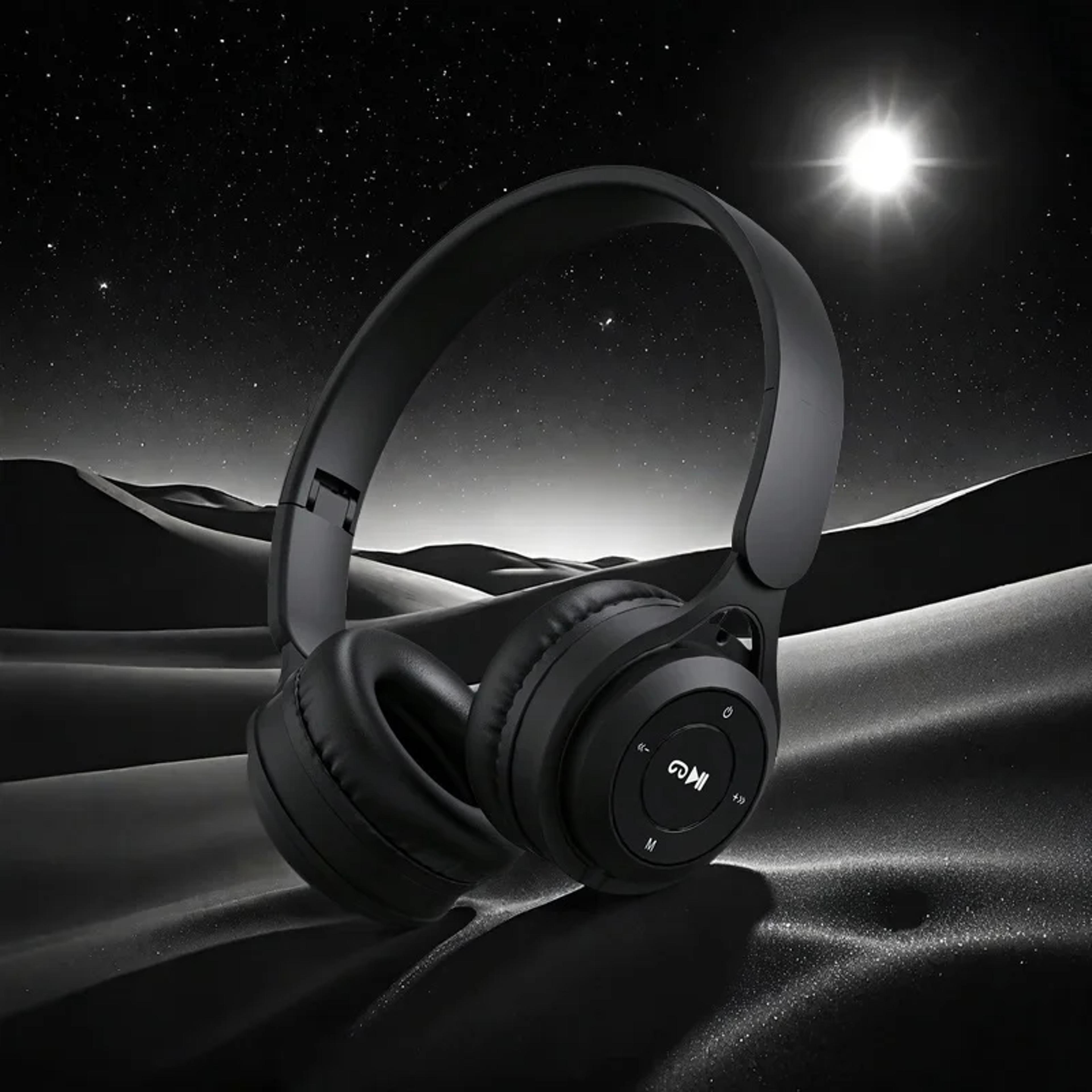 stereo bluetooth headphones wireless over ear gaming headset with folding design