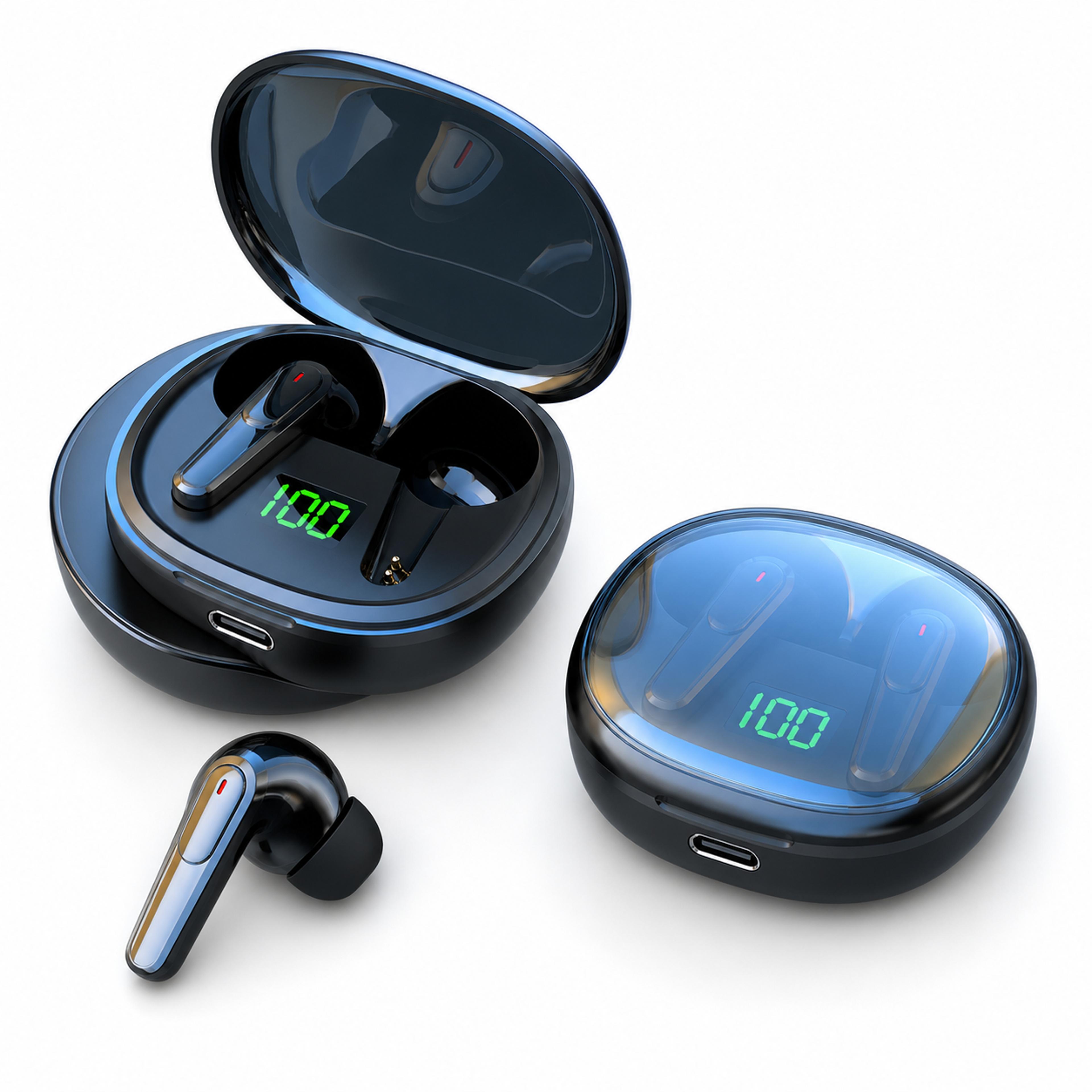 wireless bluetooth earbuds with noise reduction low latency gaming mic