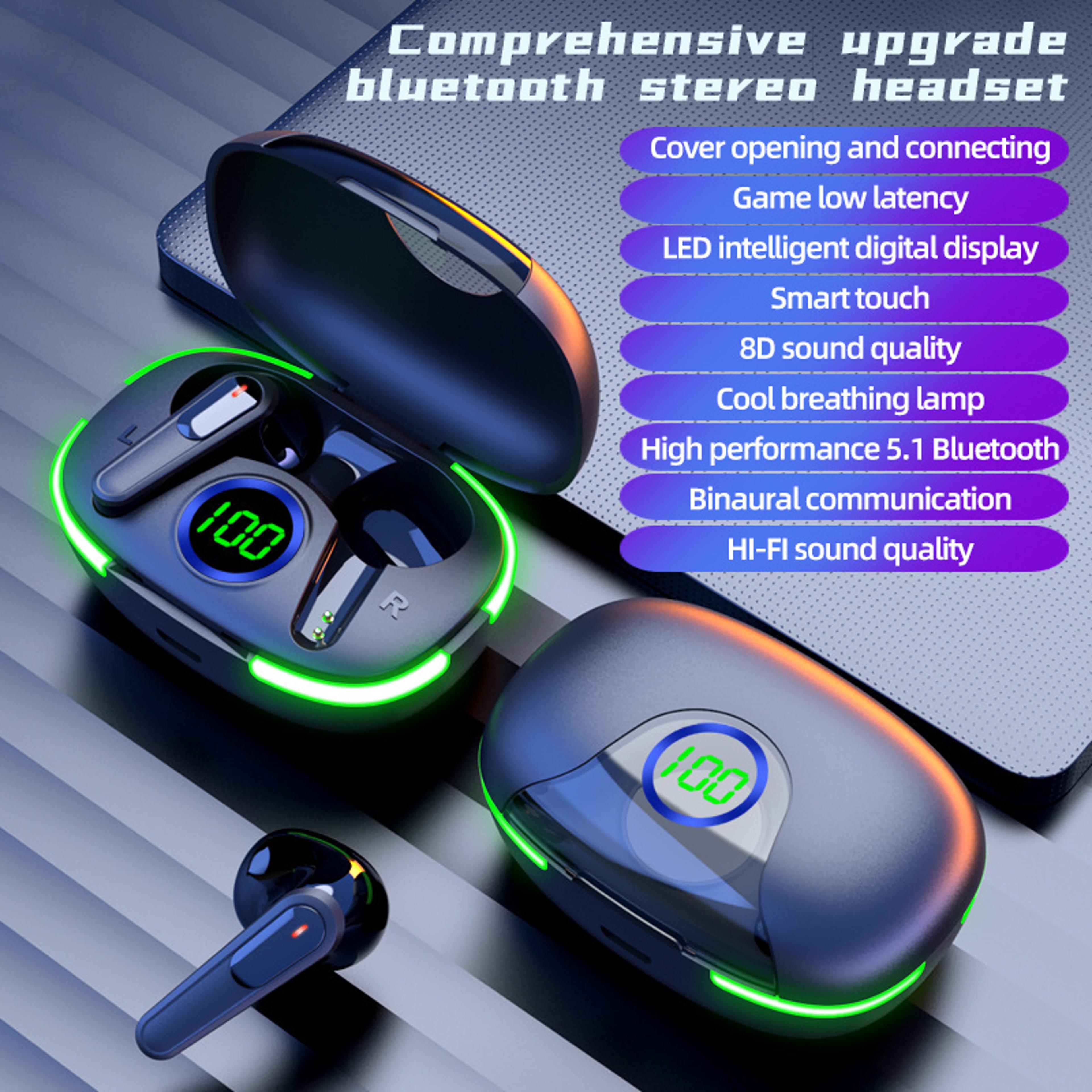 mini wireless earbuds with noise reduction bluetooth and clear mic