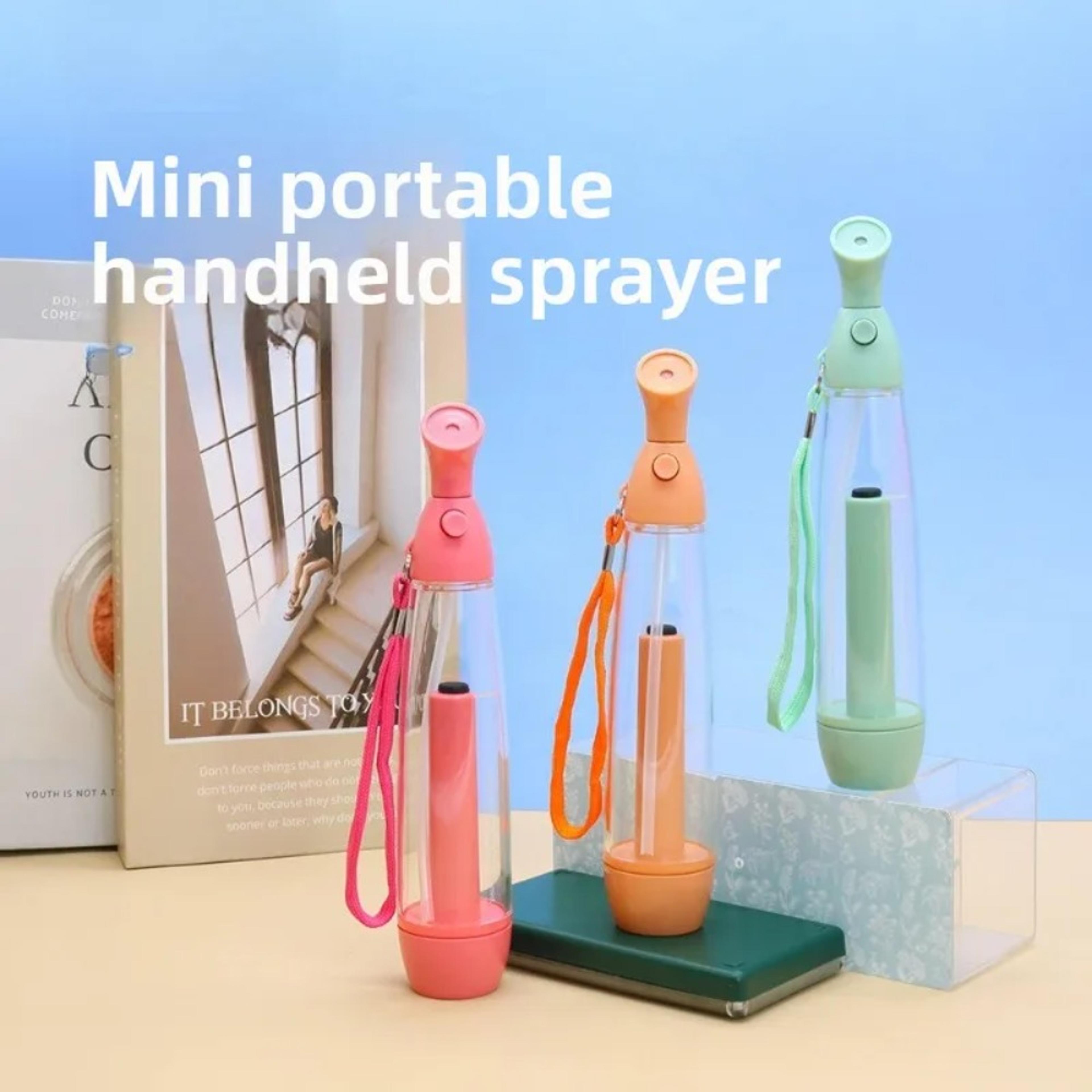 summer refresh portable mist spray bottle for travel and outdoor cooling