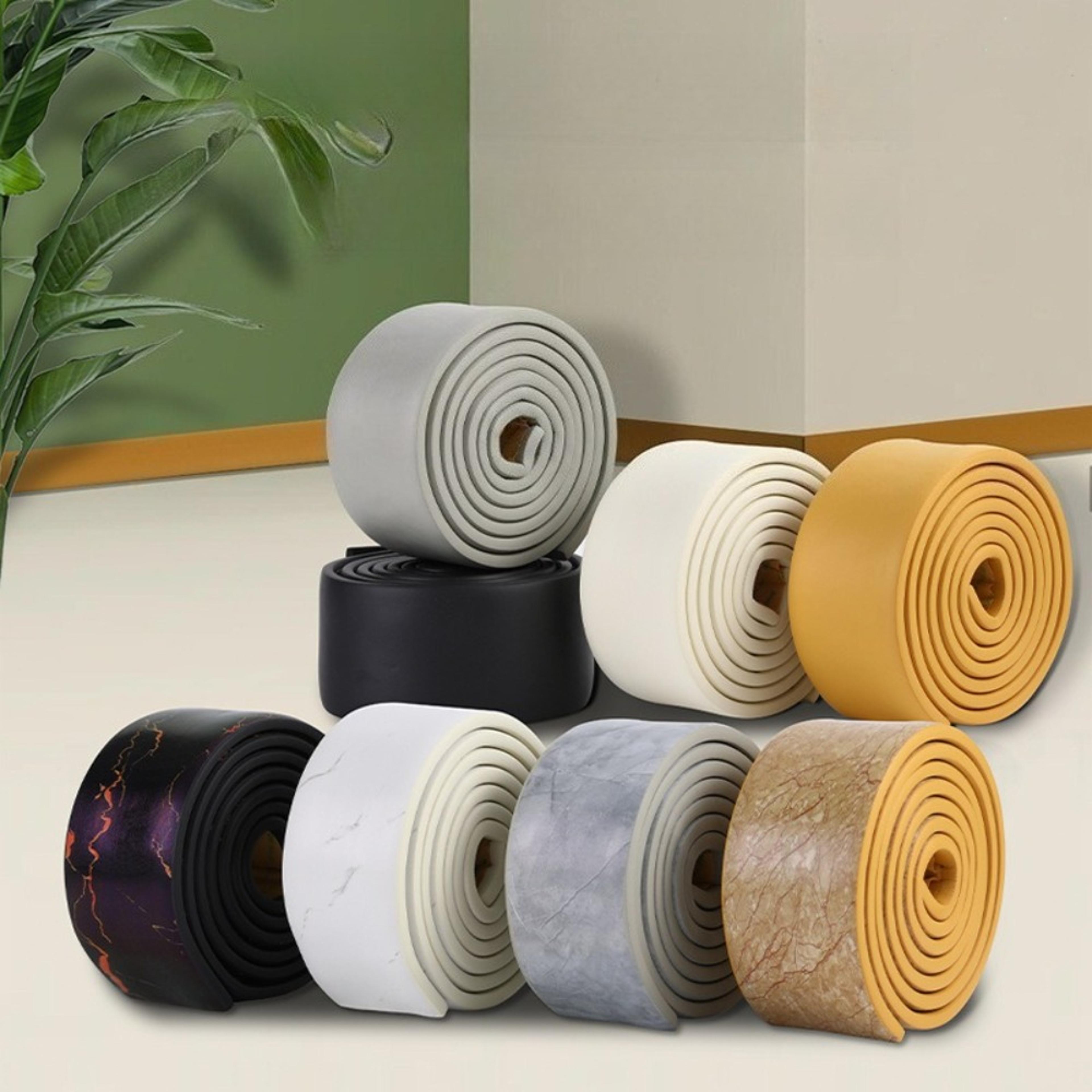 self adhesive foam wall corner protector and decorative skirting strip