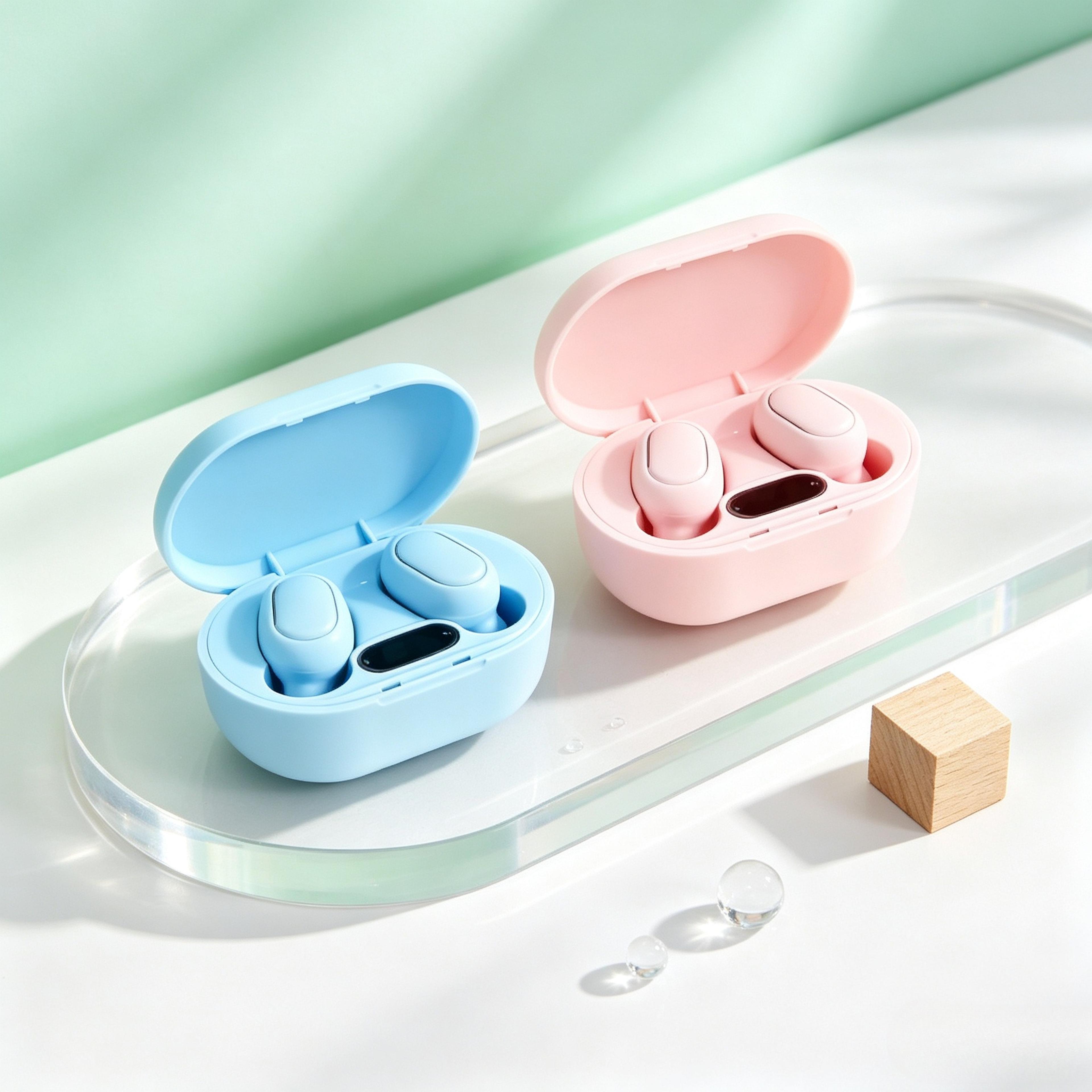 bluetooth wireless earbuds with noise reduction and mic