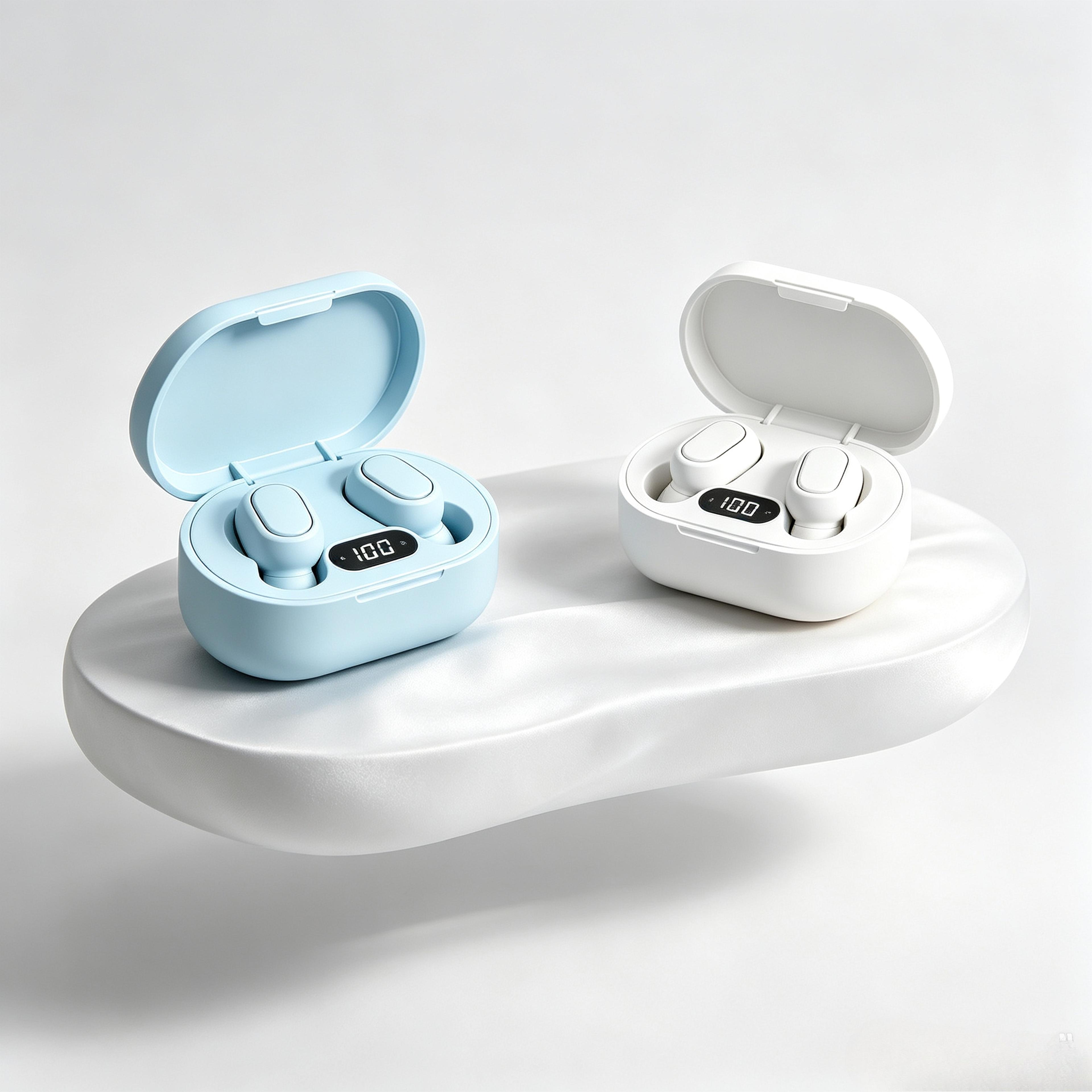 bluetooth wireless earbuds with microphone