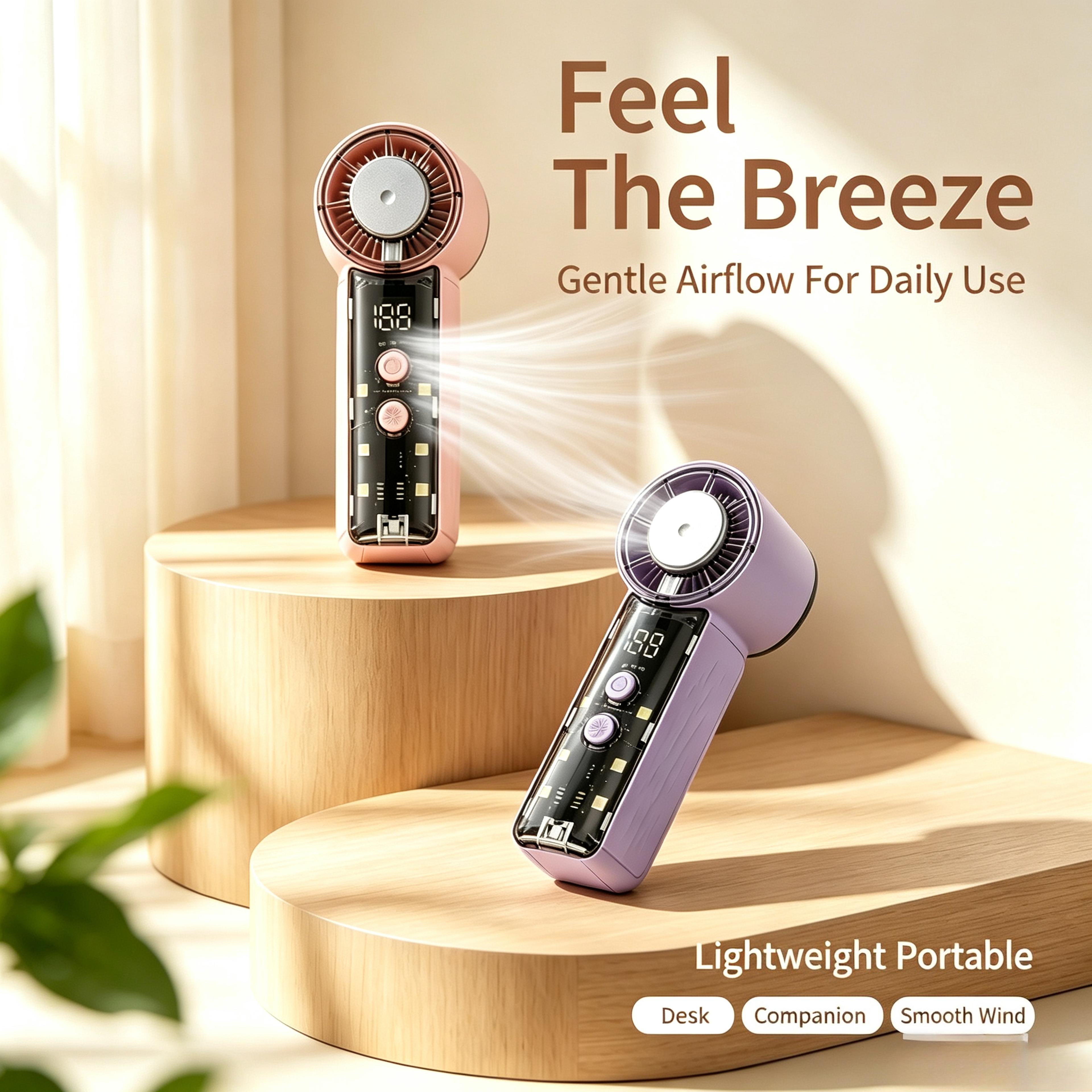 arcticrush semiconductor cooling portable handheld fan
