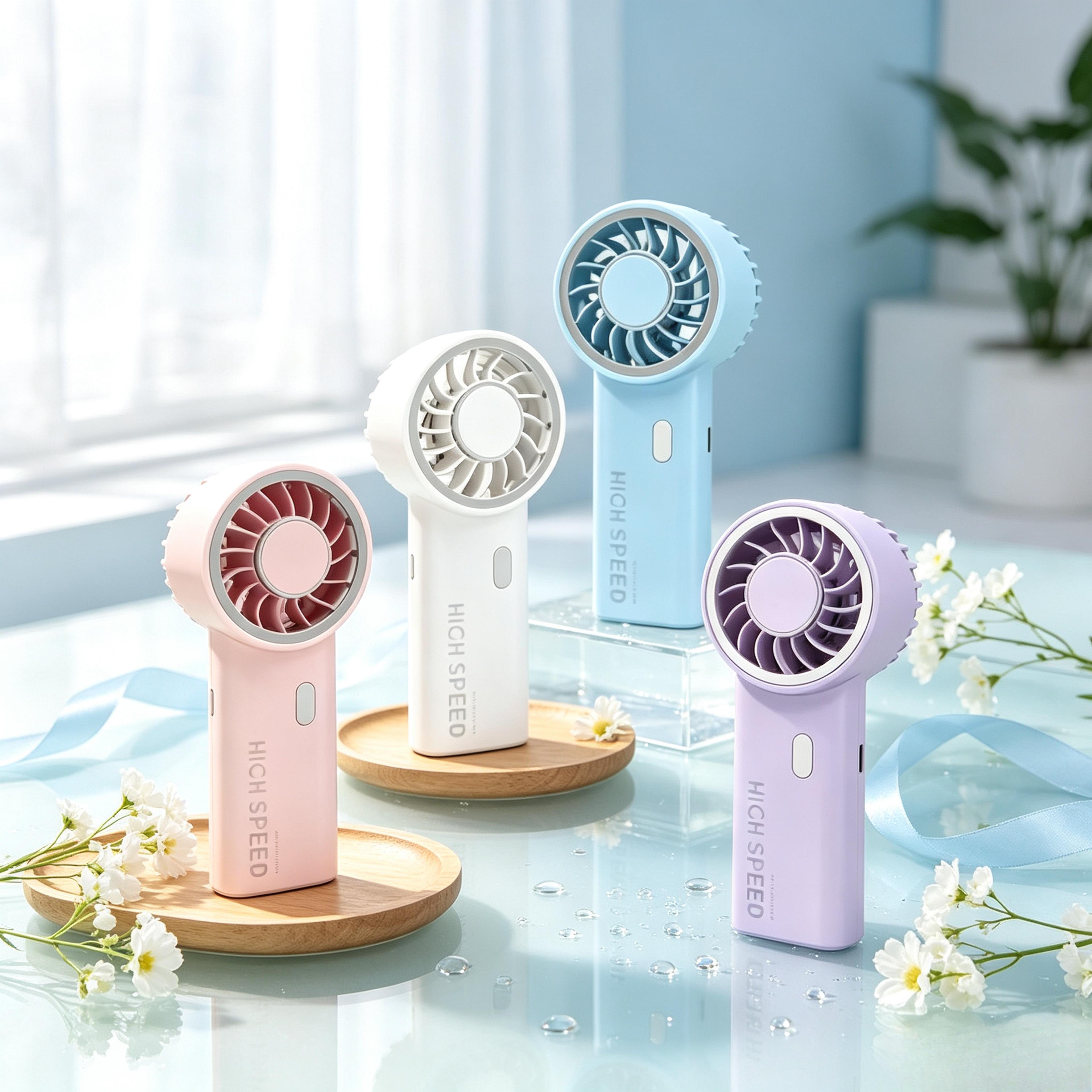 turbobreeze mini handheld fan usb rechargeable pocket cooling fan