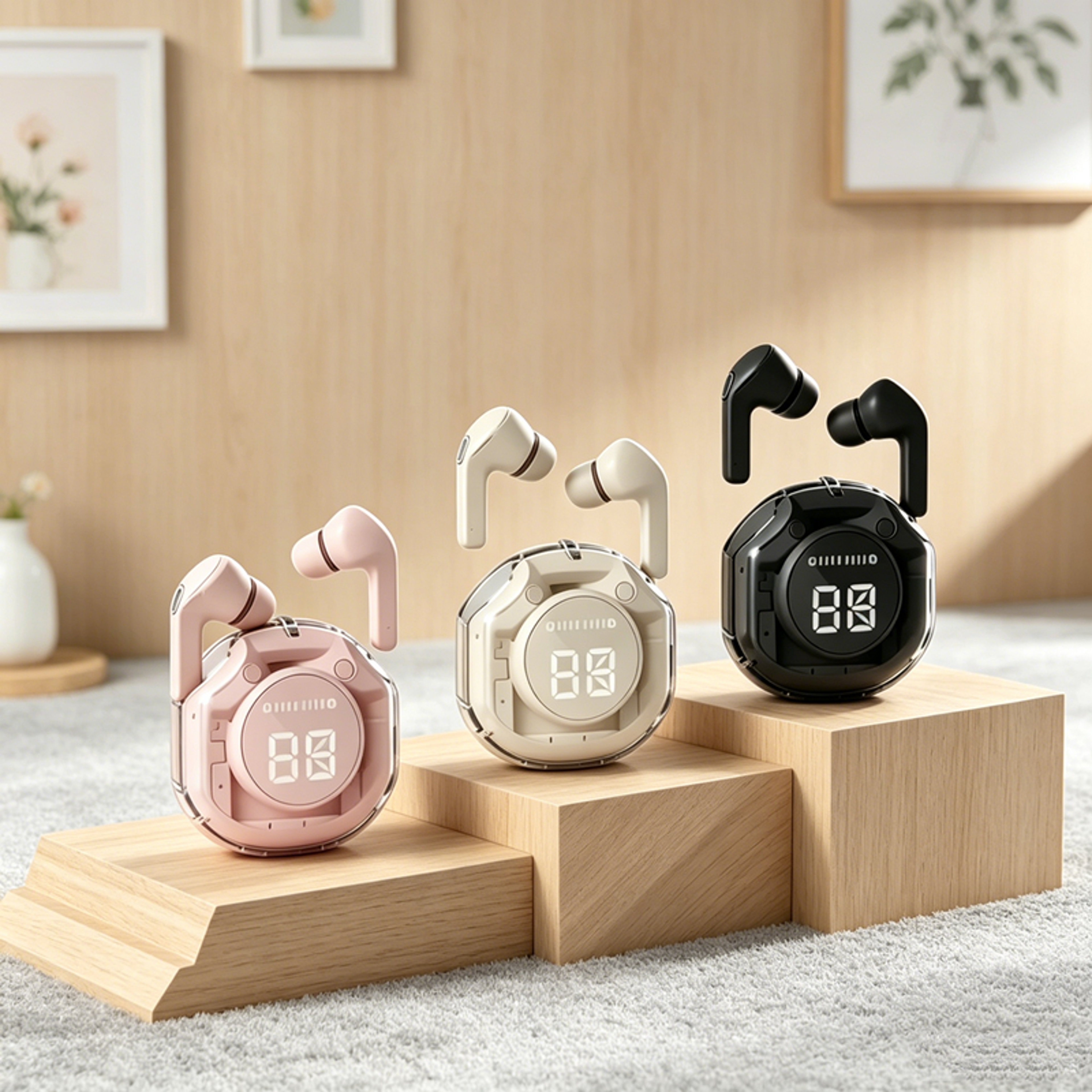 bluetooth wireless gaming earbuds with noise canceling sound
