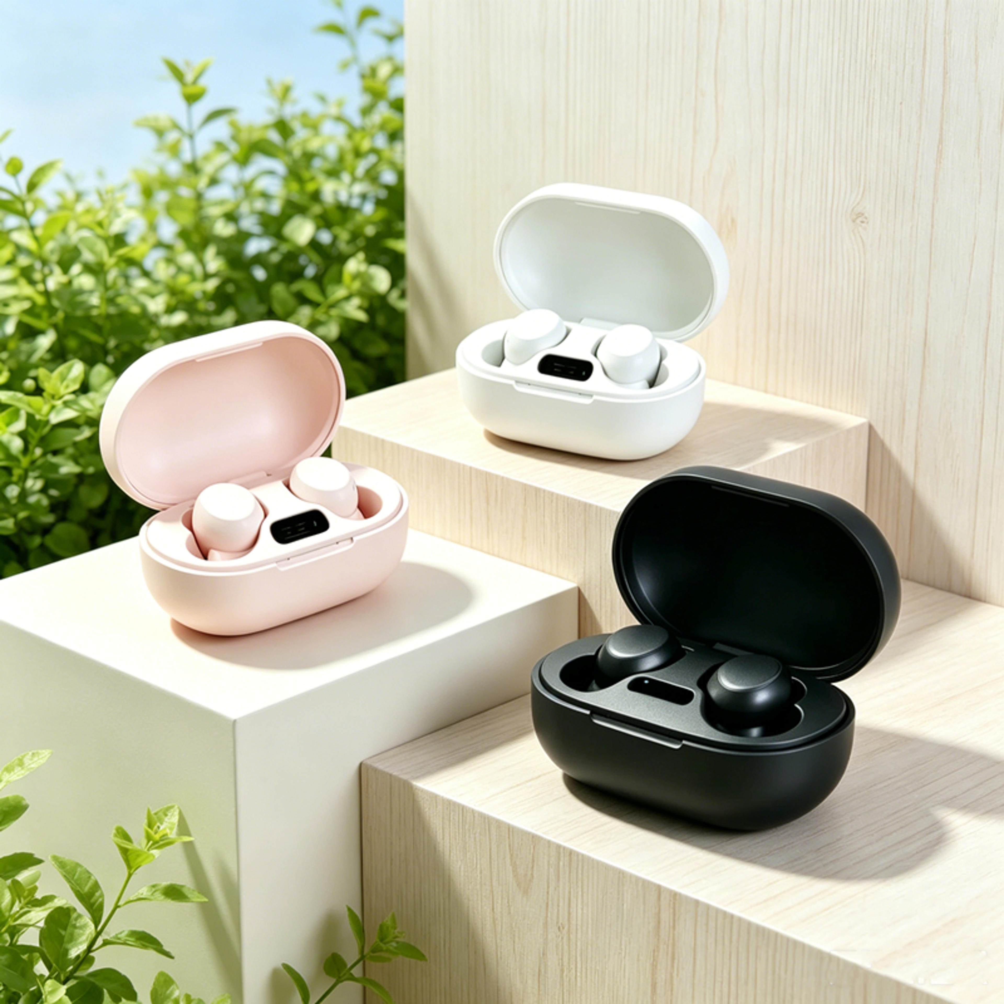 everyday wireless earbuds with microphone and noise reduction