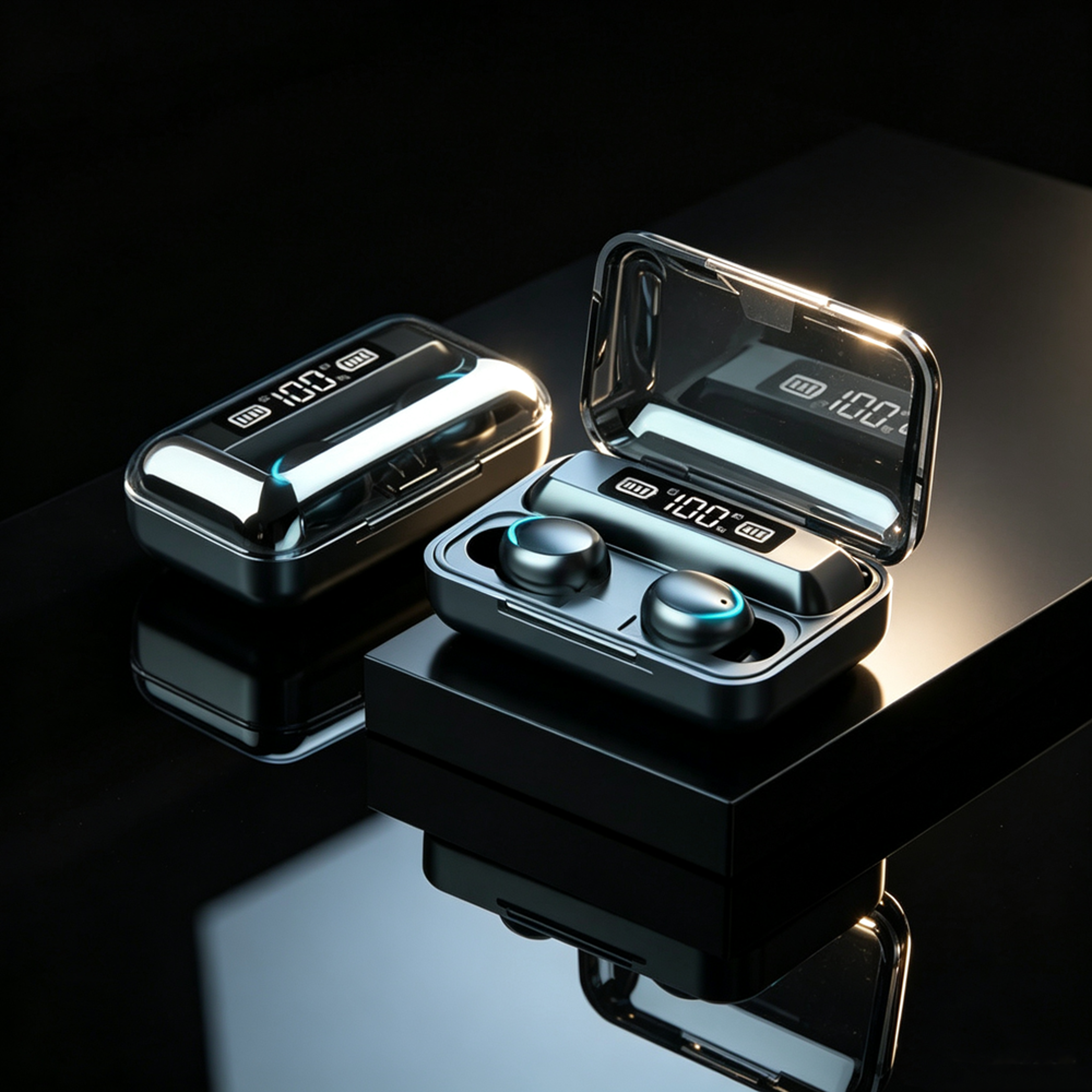 bassbeat stereo wireless earbuds with touch control