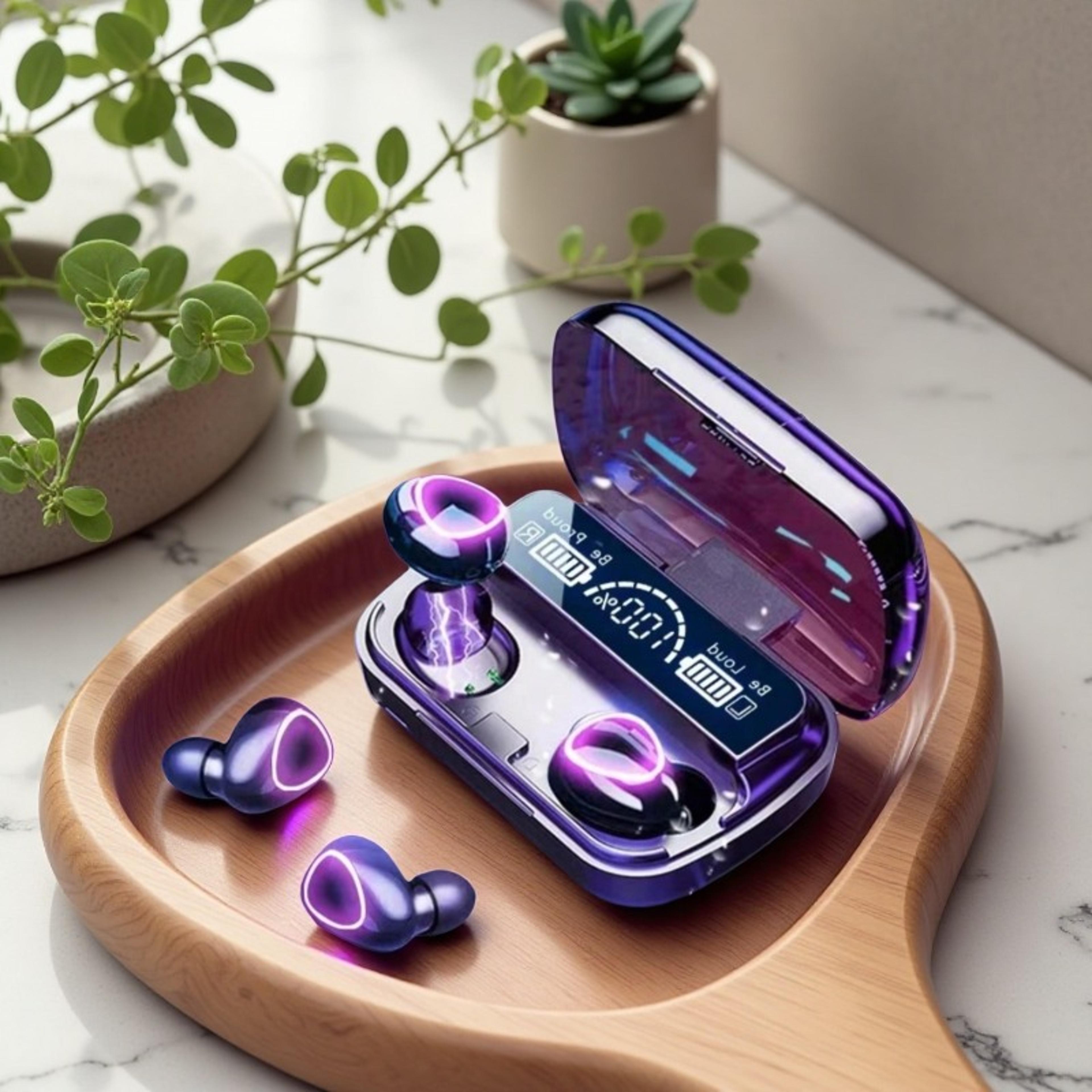 wireless bluetooth earbuds with microphone and stereo sound