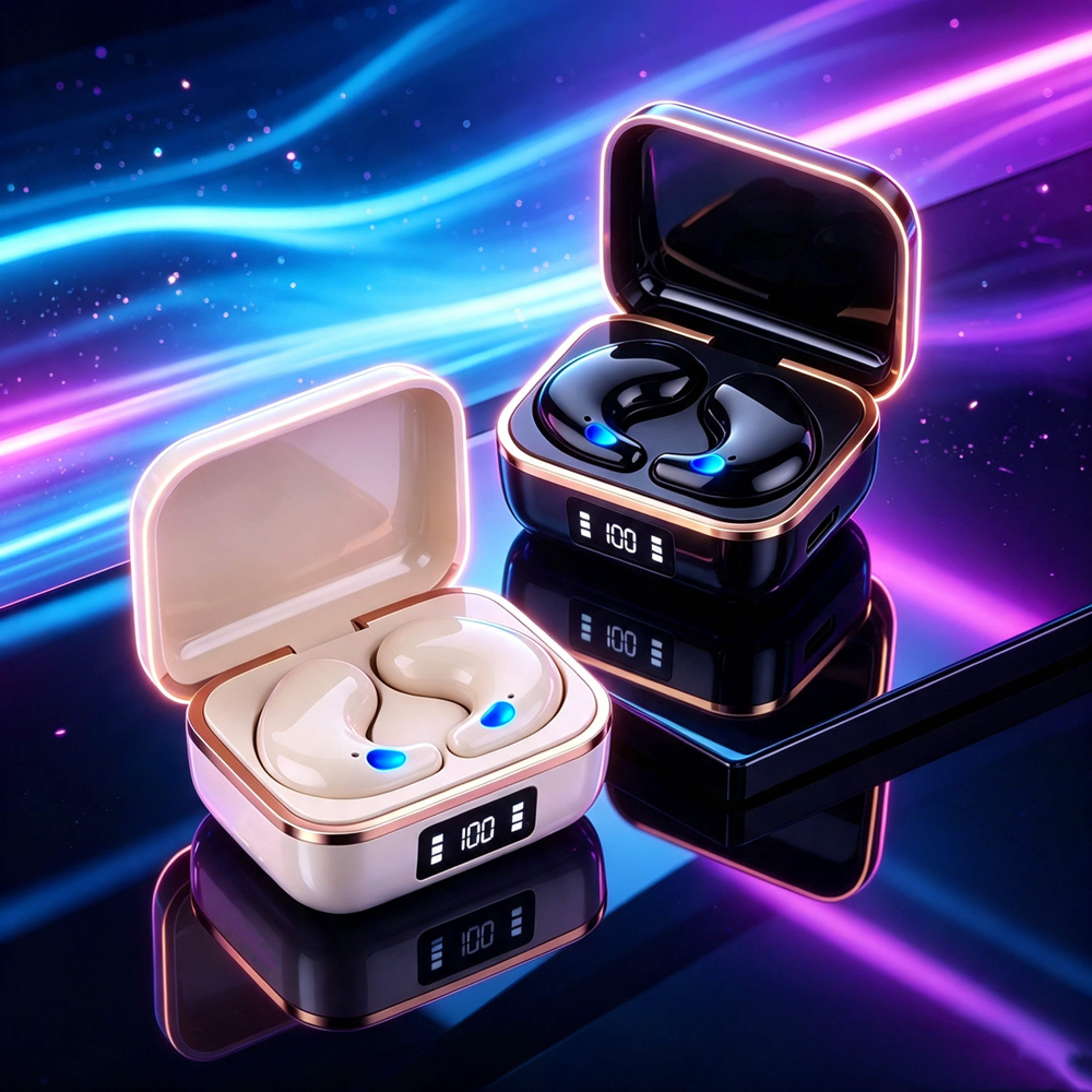 mini invisible sleep earbuds with hifi stereo sound
