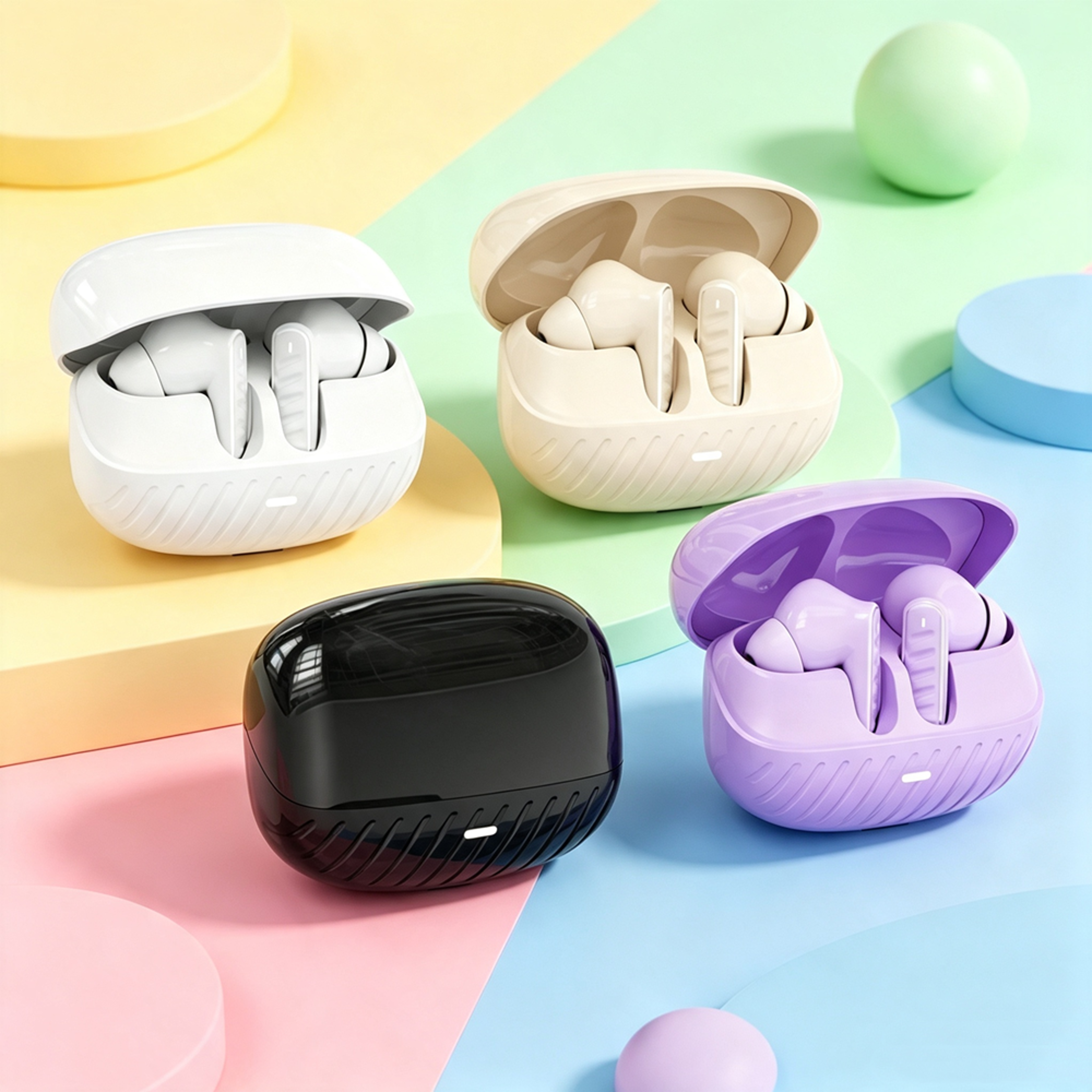 noise cancelling tws wireless earbuds for gaming and sports