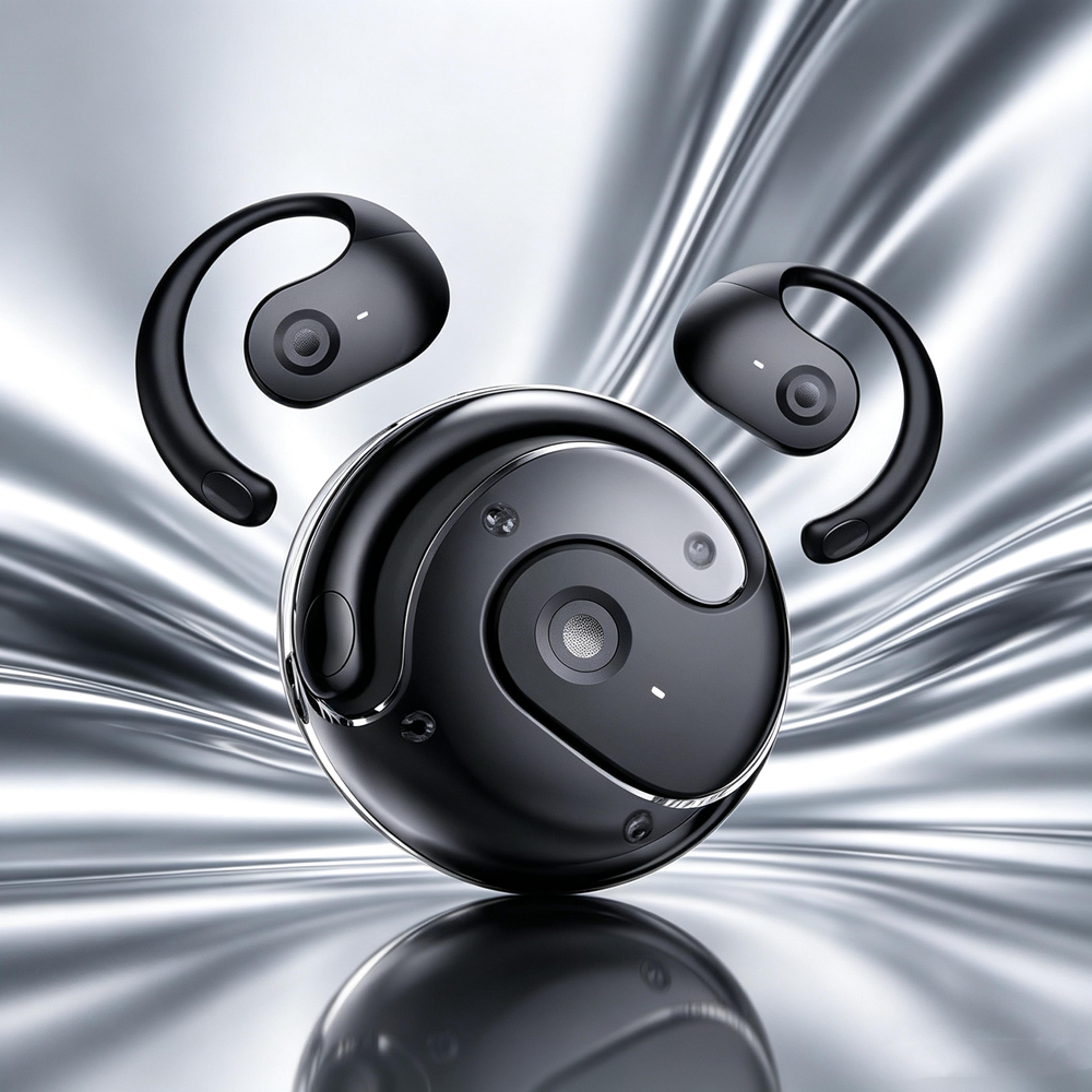 ows open ear wireless sports earbuds with secure earhooks