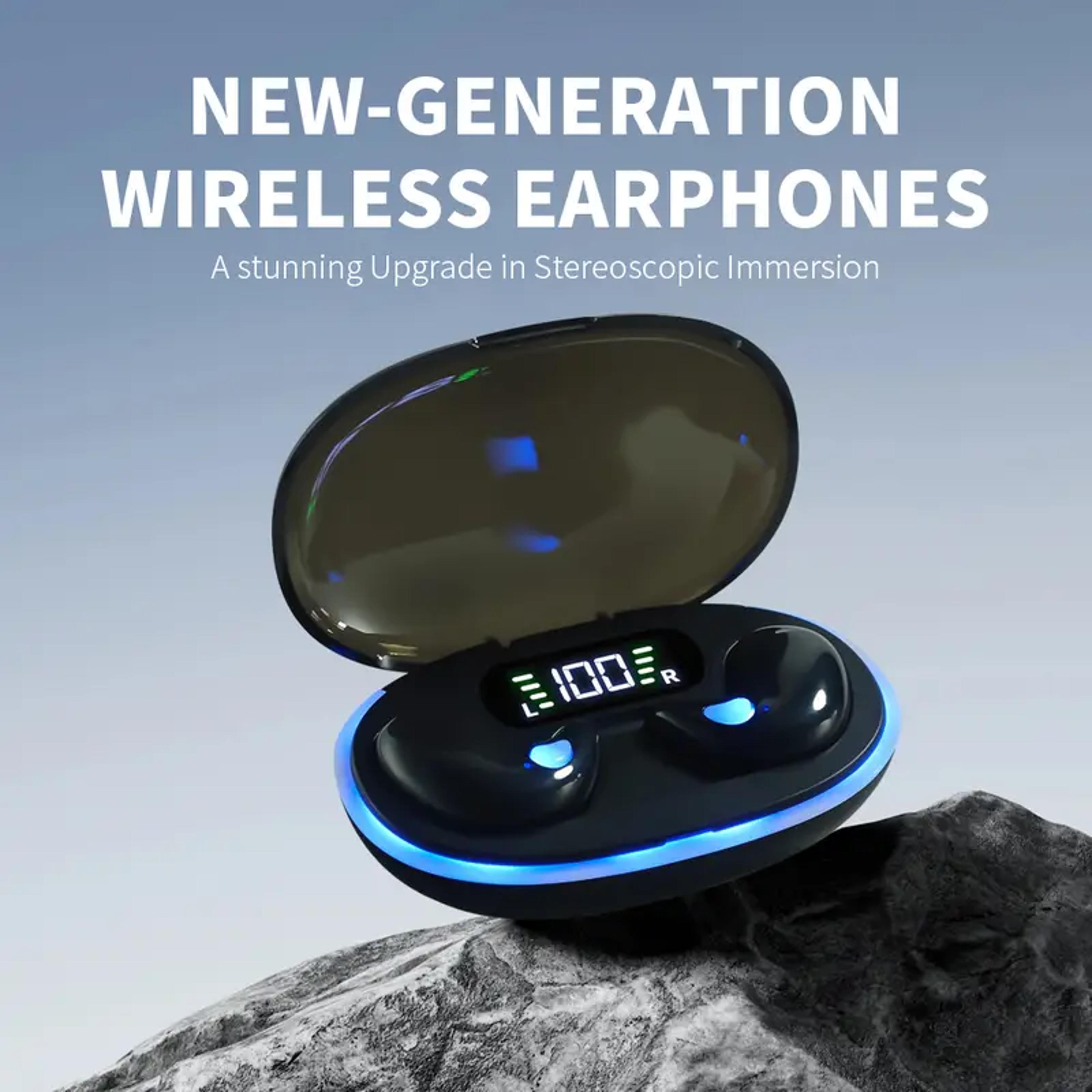 tws noise reduction wireless earbuds for sport gaming and sleep