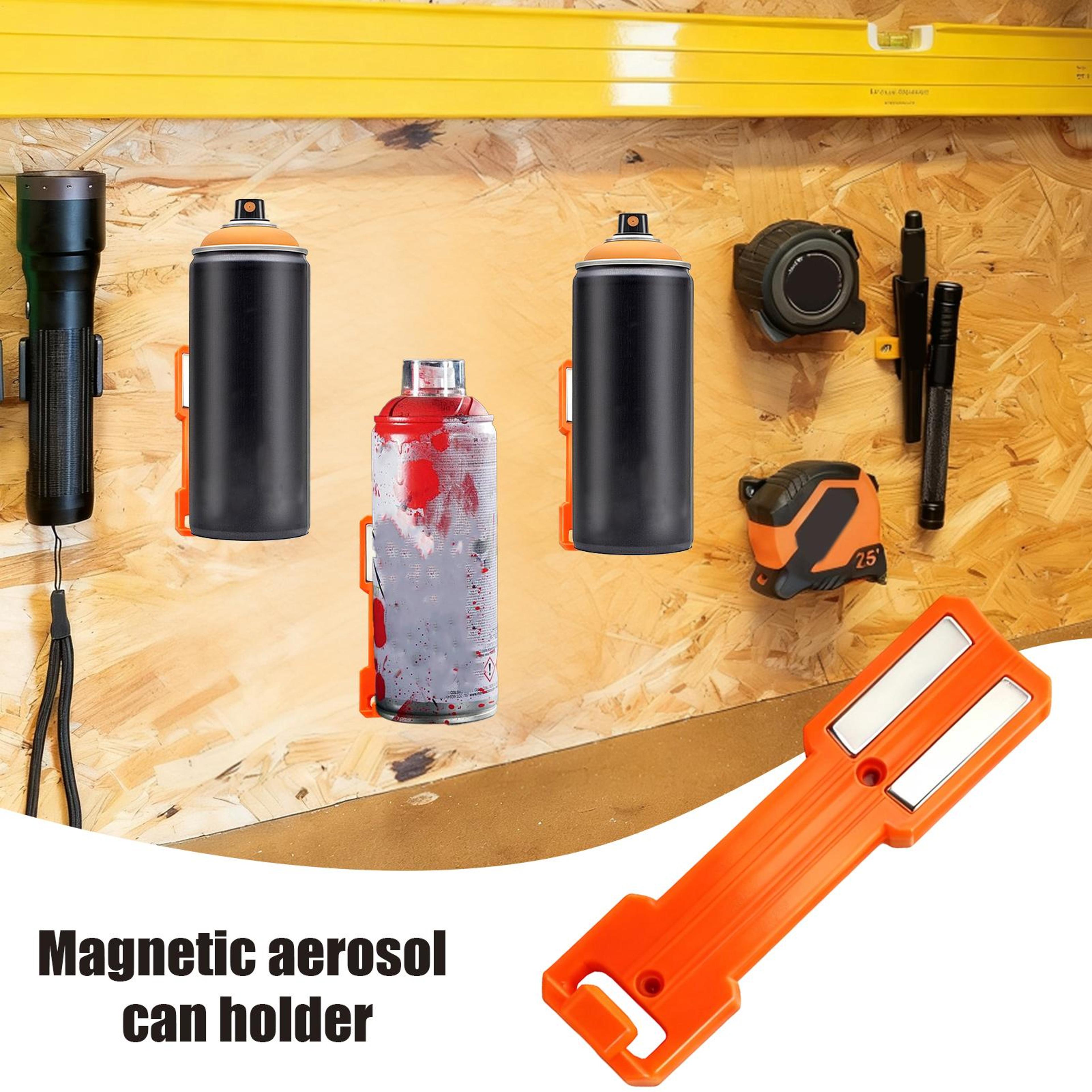 magnetic spray can holder toolbox bottle organizer for garage storage