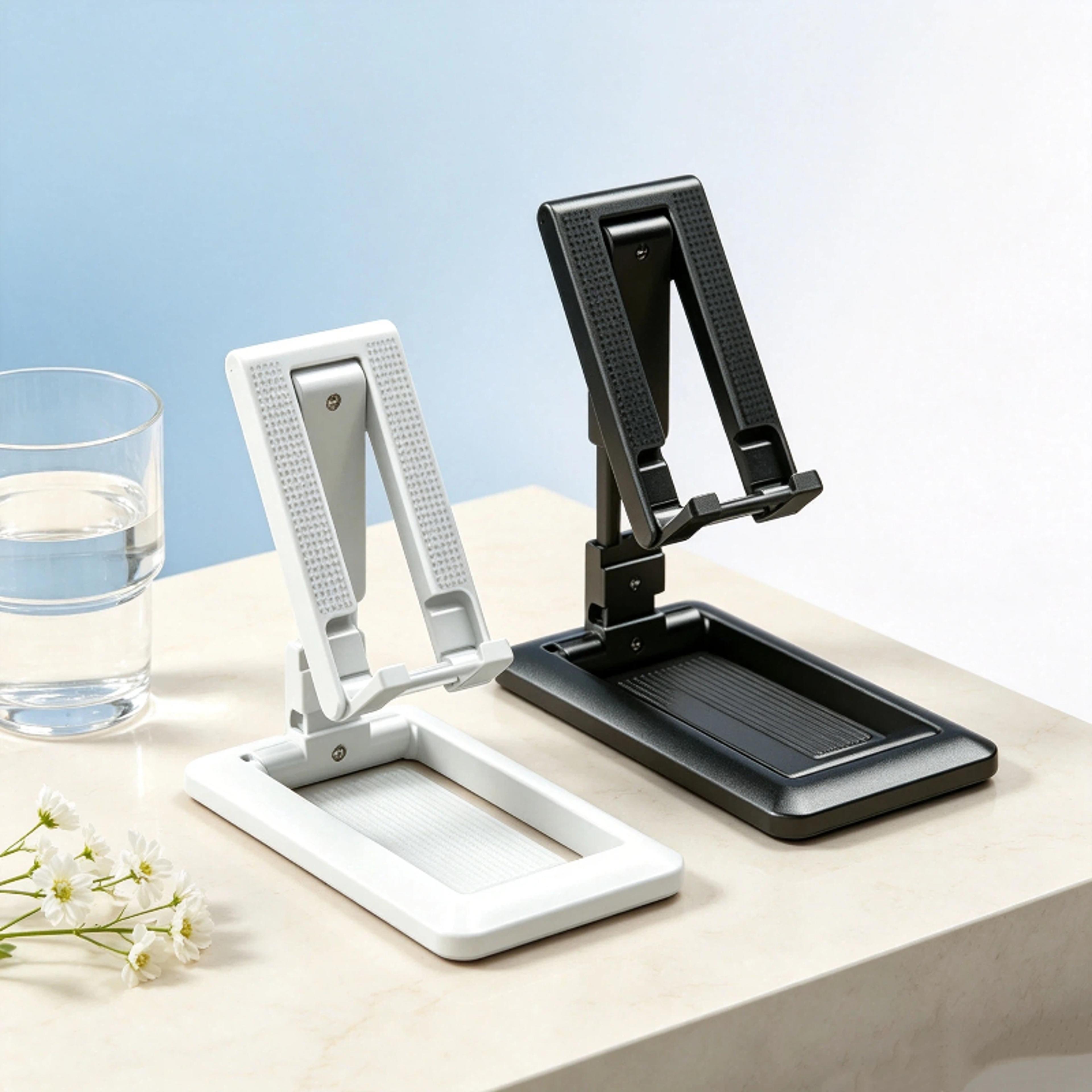 portable desk phone holder stand for smartphone and tablet