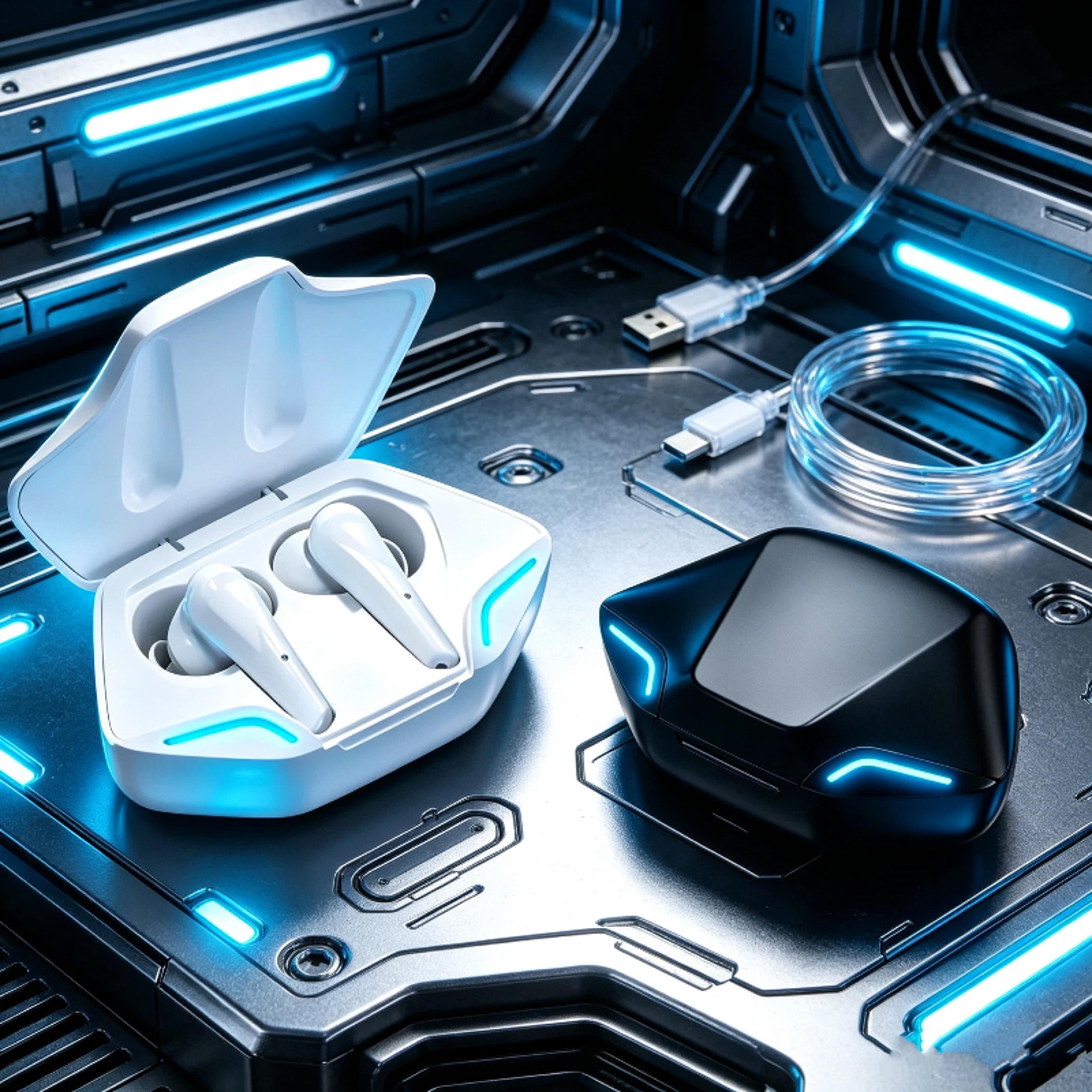 bluetooth low latency wireless gaming earbuds with mic