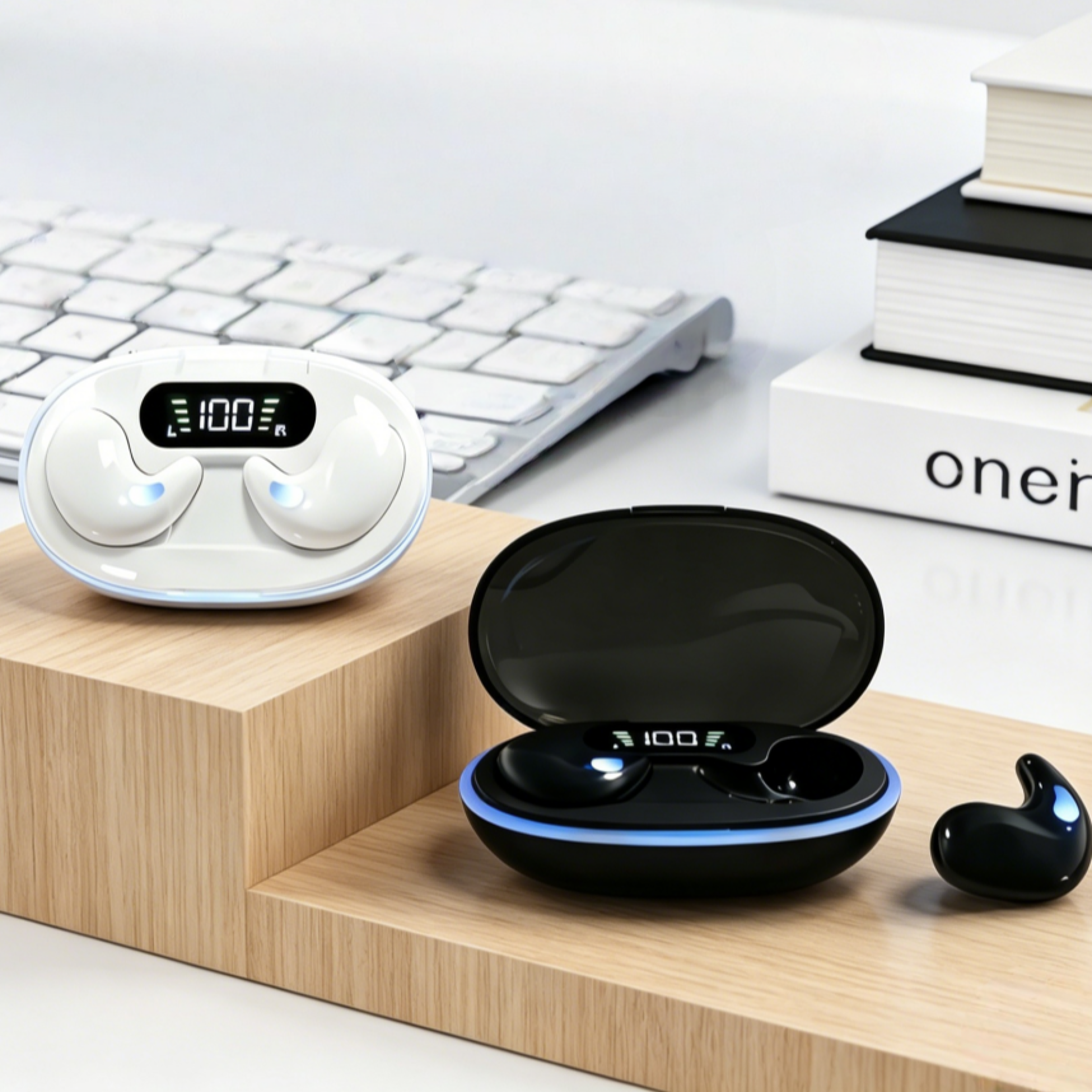 wireless bluetooth headset noise reduction sleep sports gaming headphones