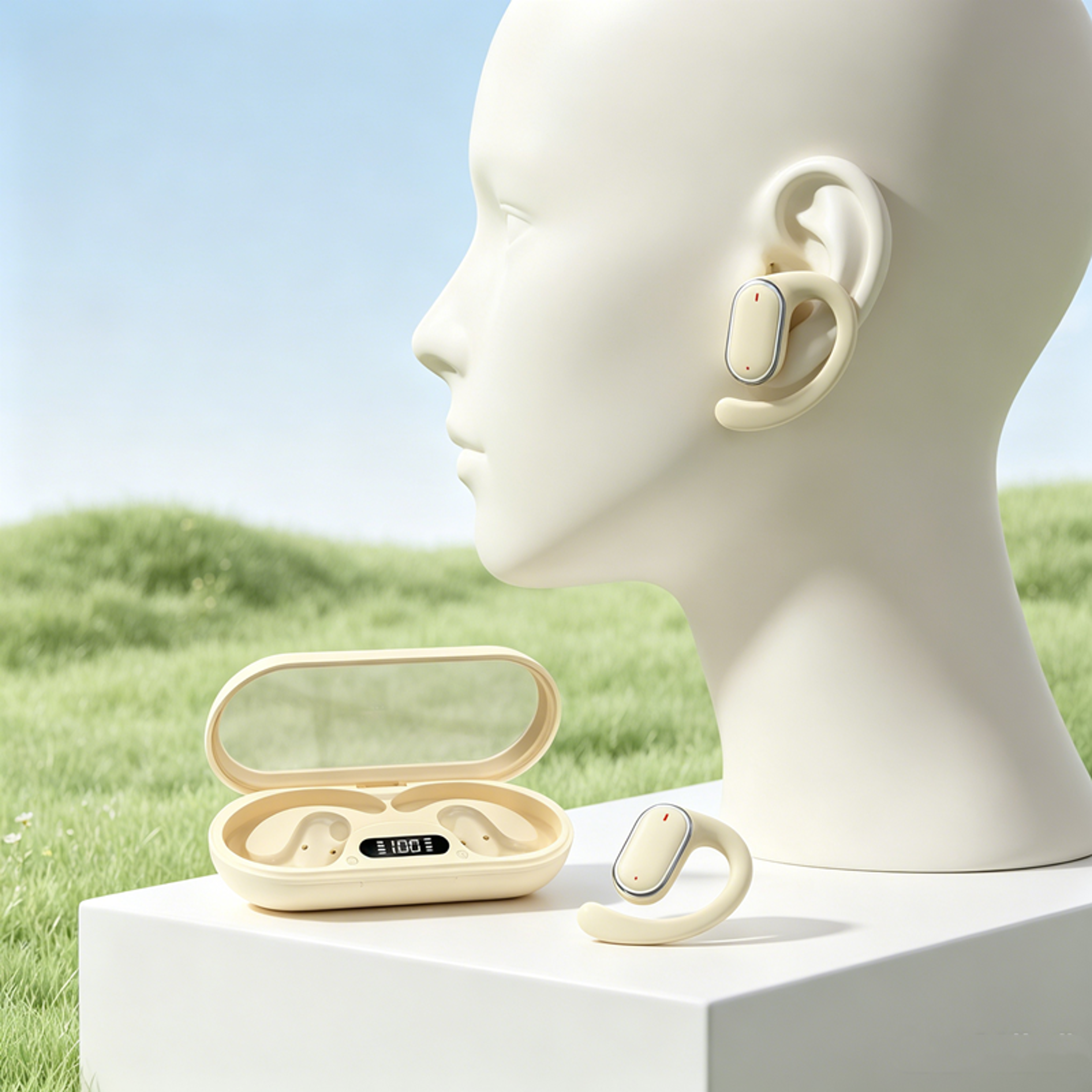 ows open ear wireless earbuds with mic for sports and everyday listening