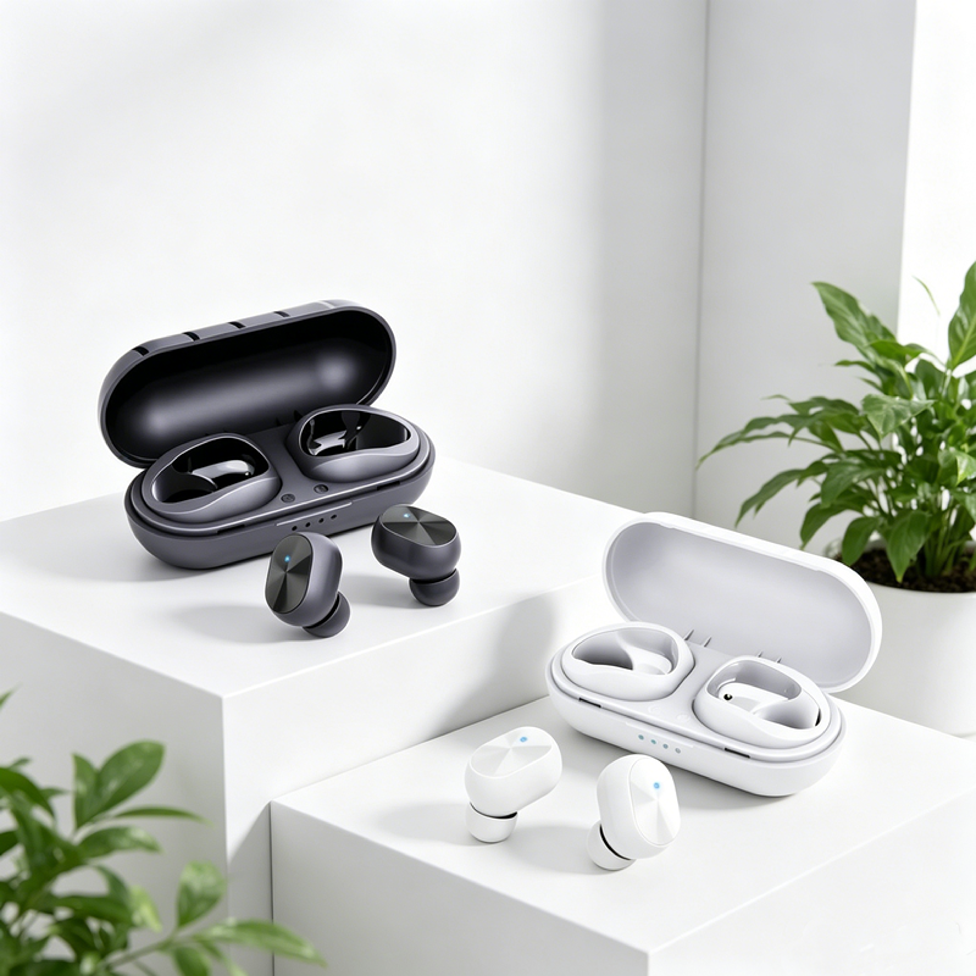 bluetooth tws wireless gaming earbuds with bass touch control