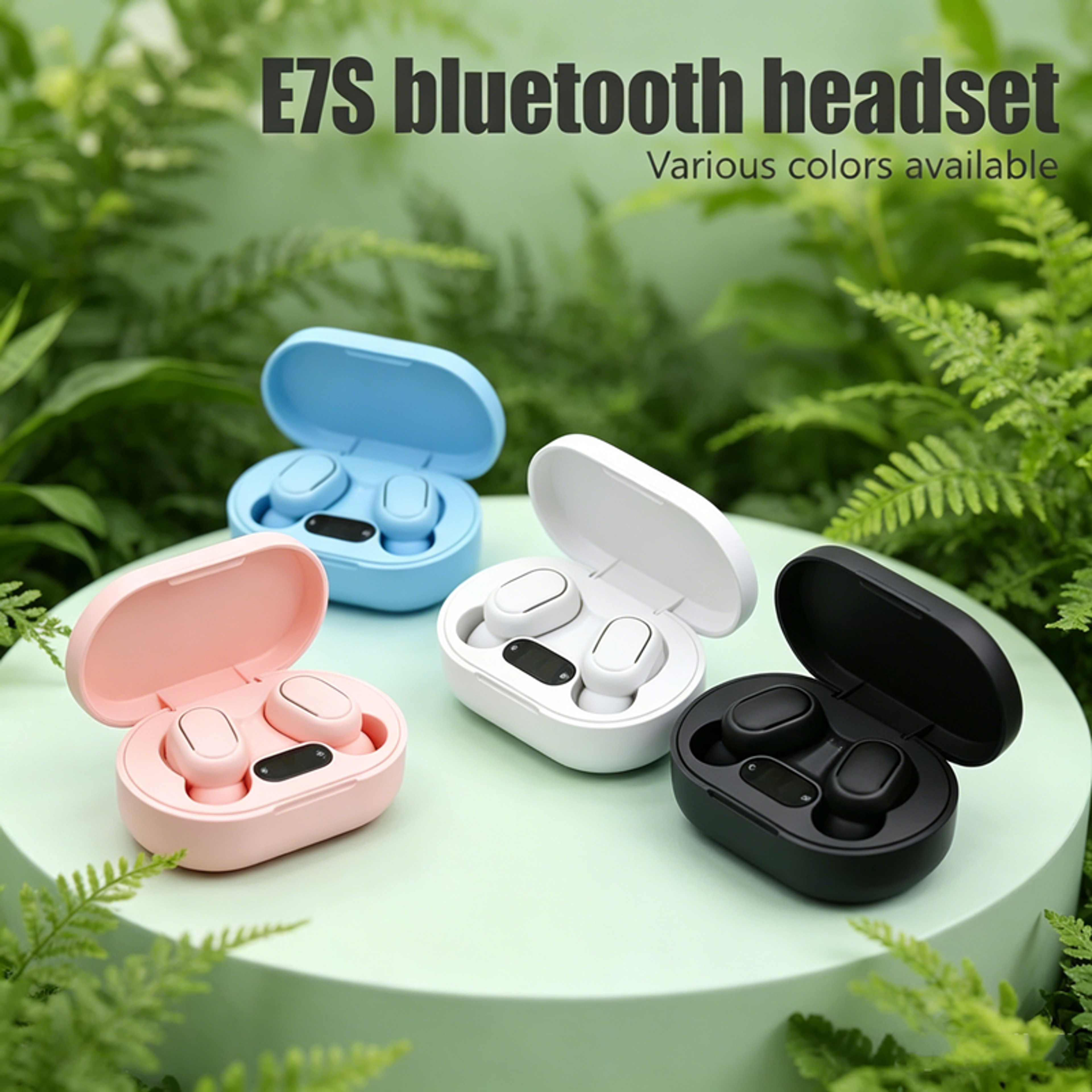 bluetooth wireless earbuds with mic and noise cancelling sound