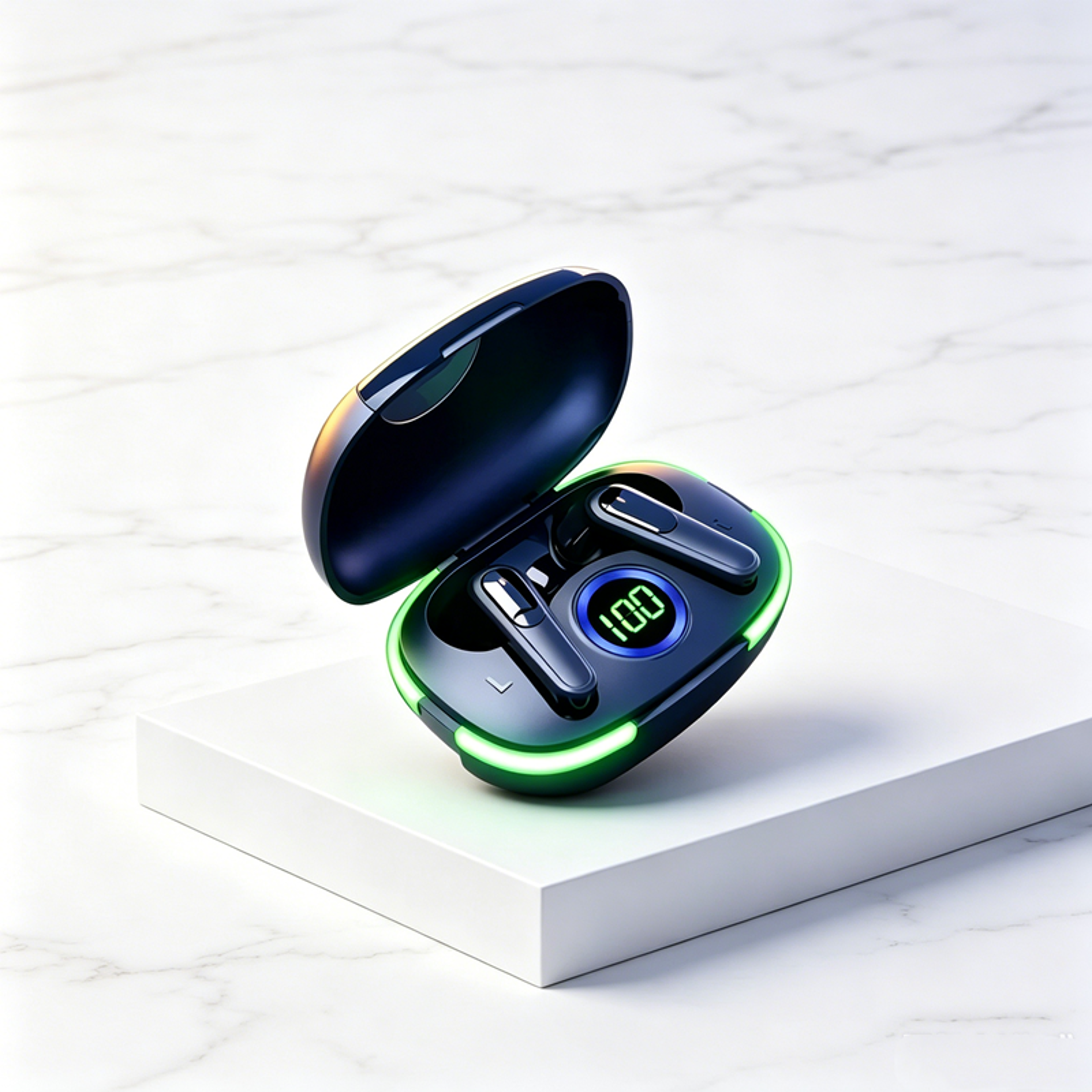 tws wireless earbuds with mic touch control bluetooth sports earphones