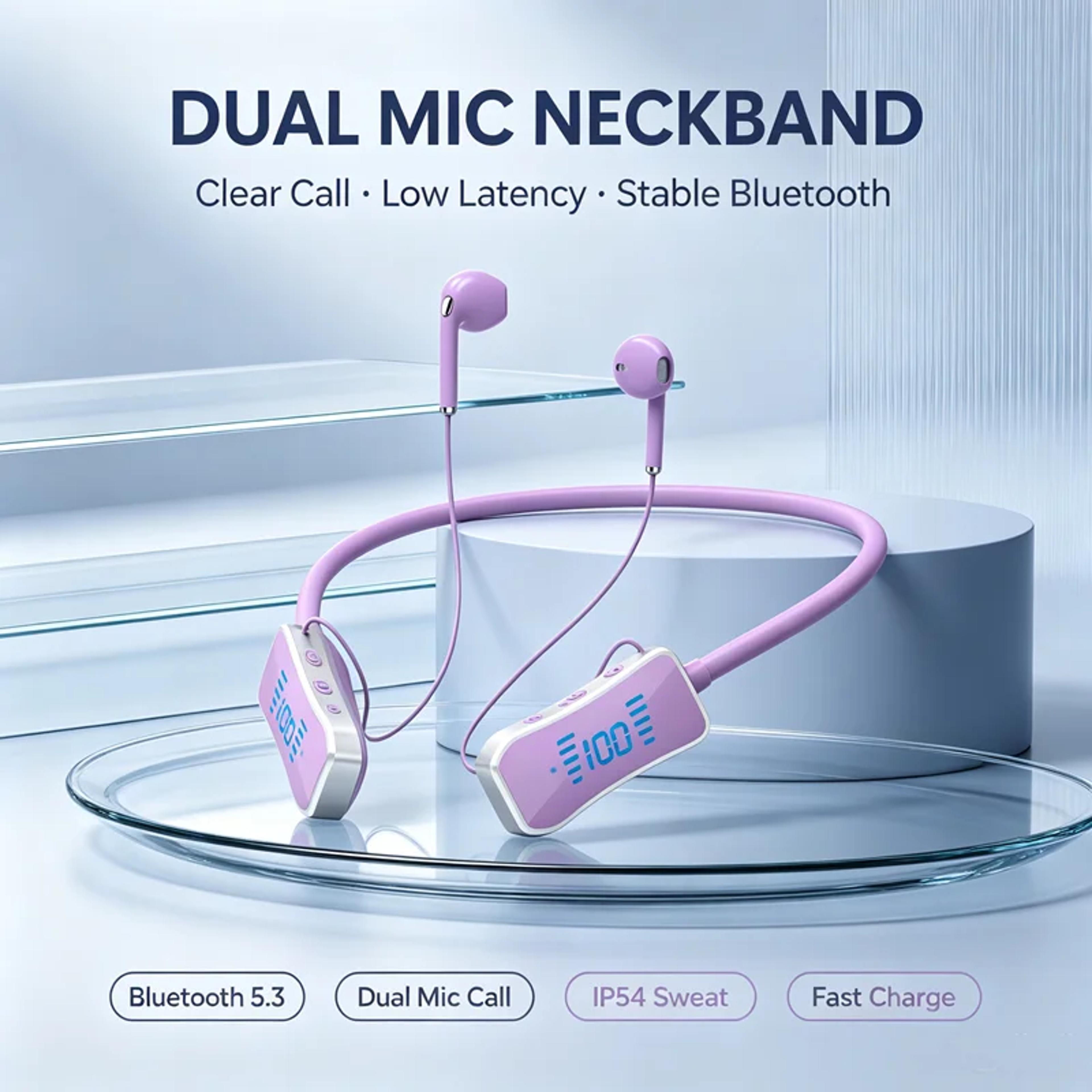 magnetic neckband bluetooth headphones waterproof sports earphones with mic