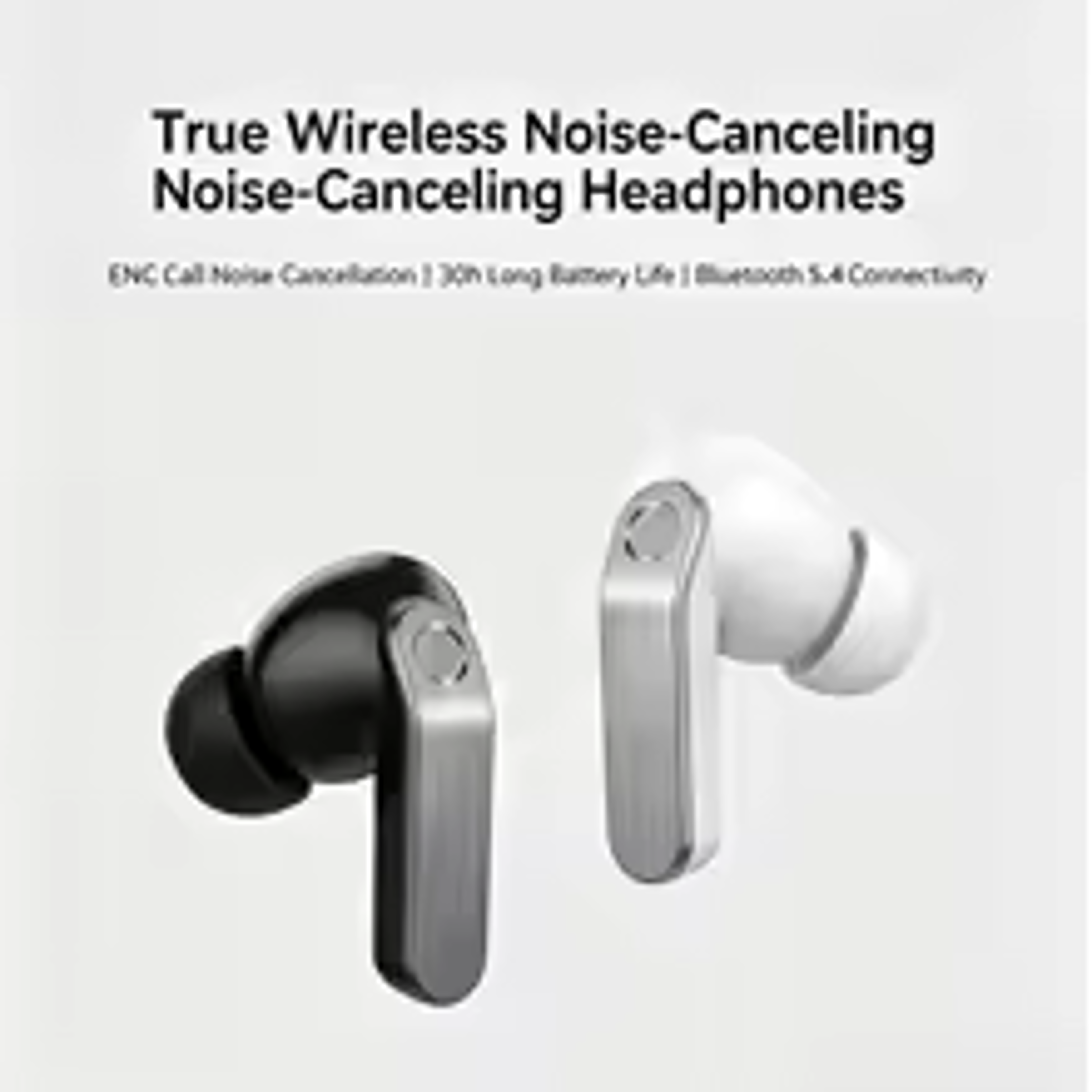 transparent case wireless bluetooth earbuds stereo earphones with long battery life