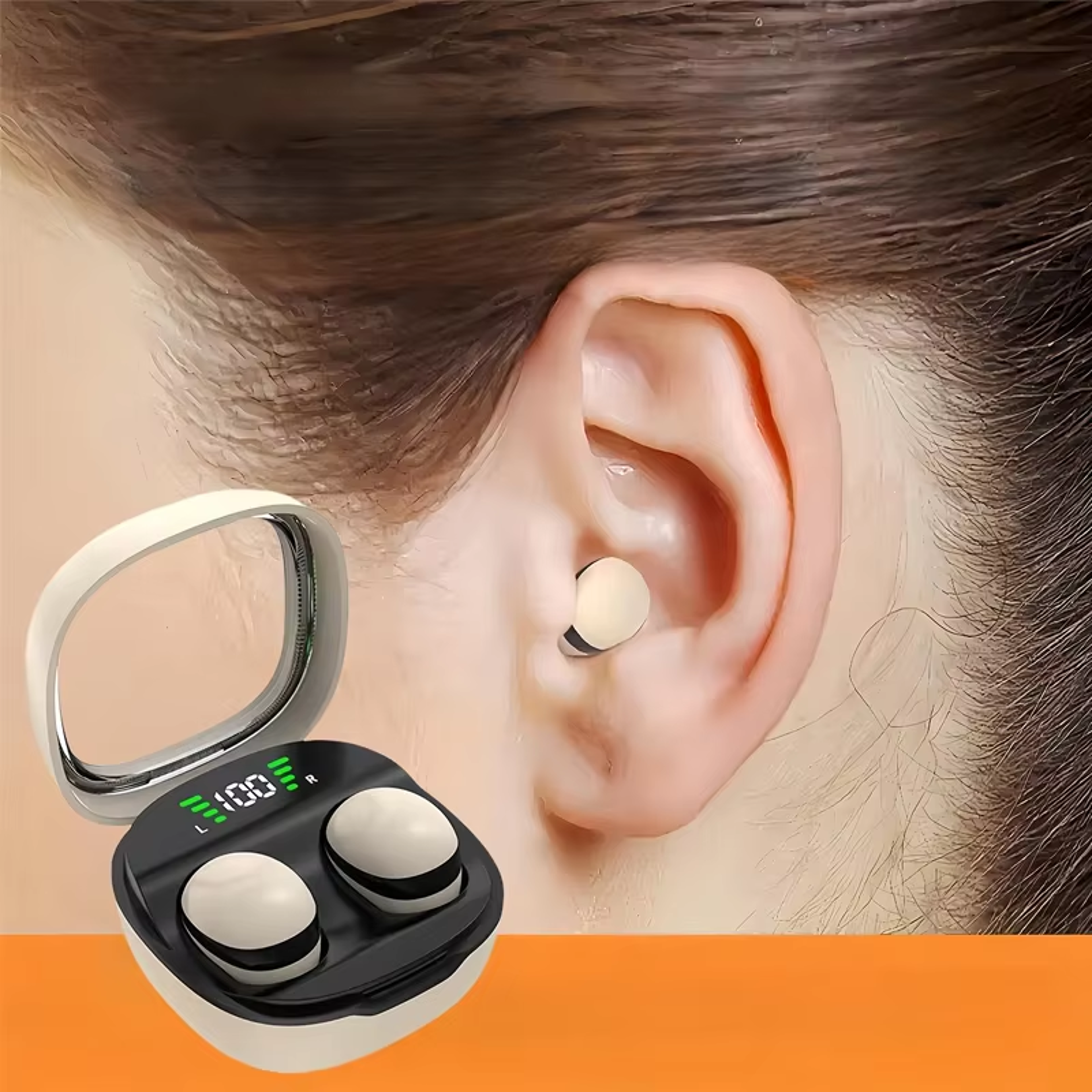 mini invisible bluetooth earbuds for sleep work and sports