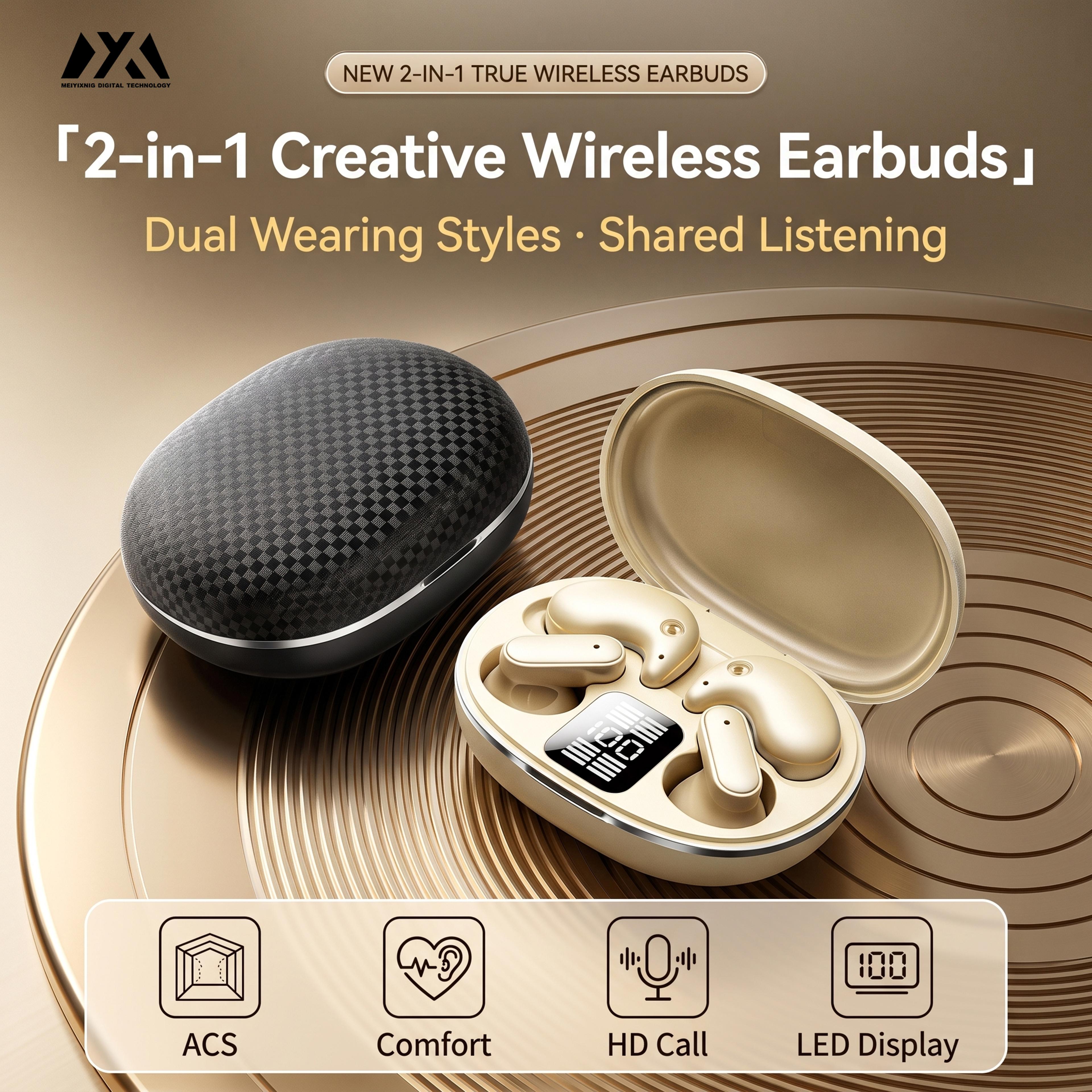multi color true wireless earbuds with hifi stereo and touch control