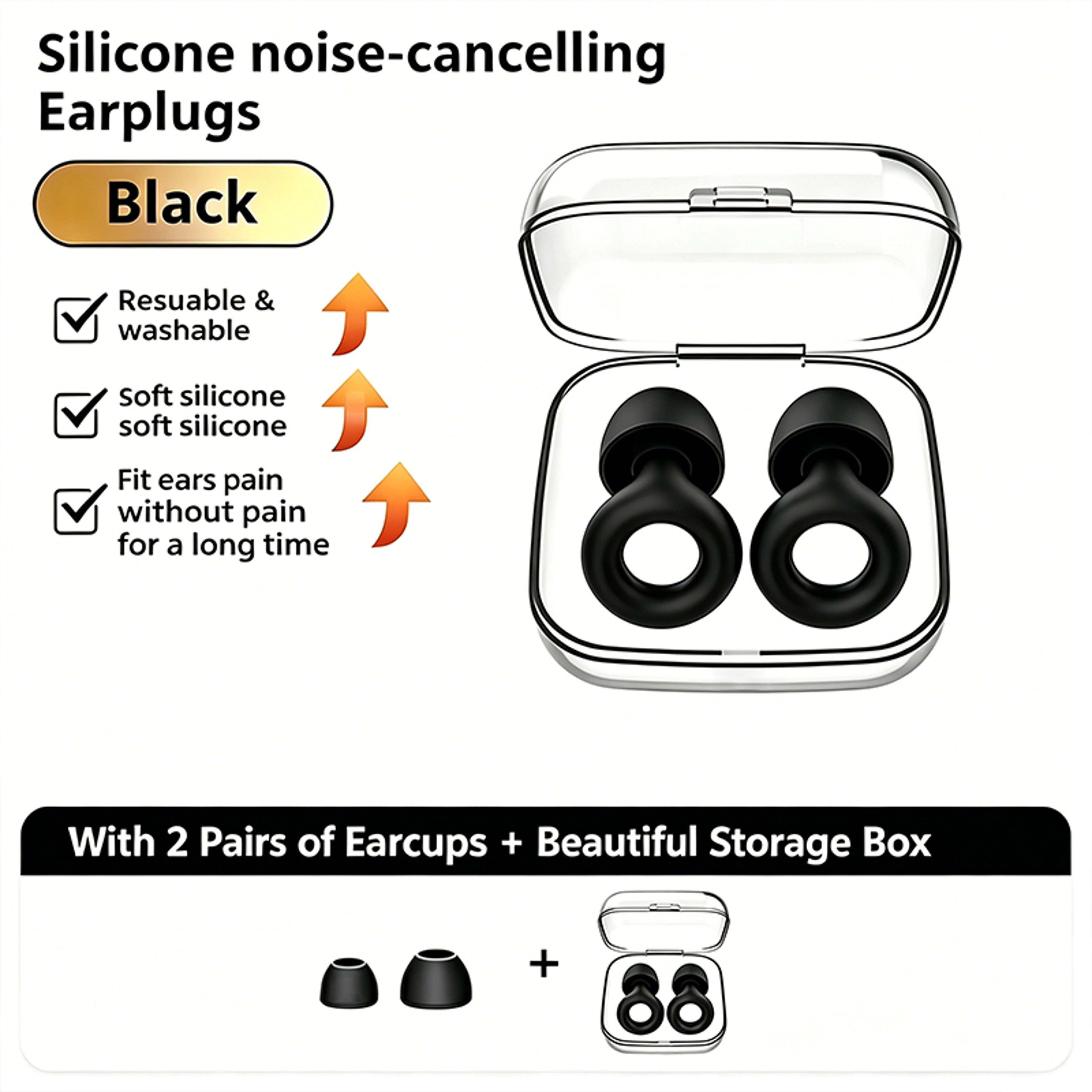 quietfit reusable noise reduction earplugs for sleep swimming and travel