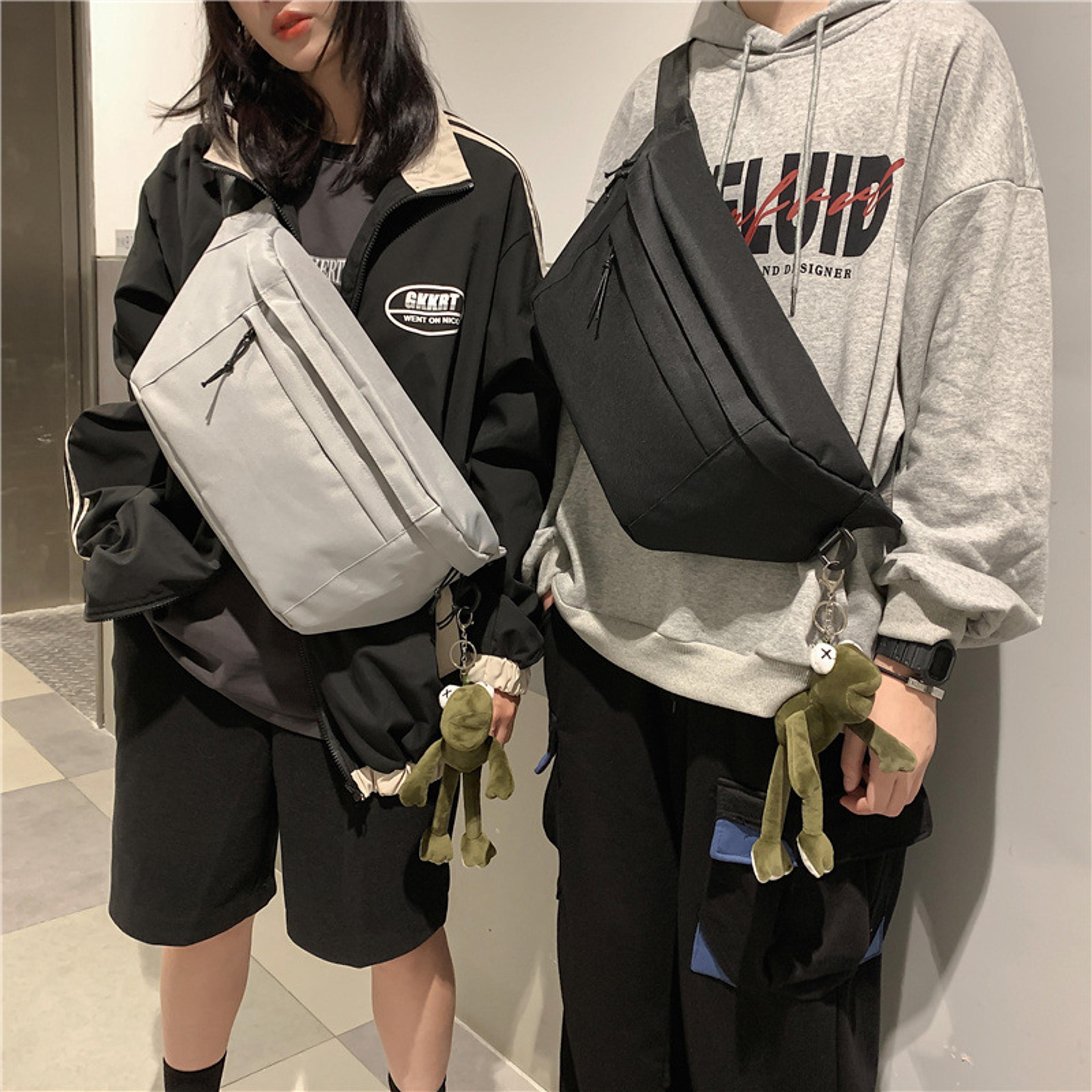 large capacity crossbody chest bag unisex streetwear fanny pack for travel and everyday carry