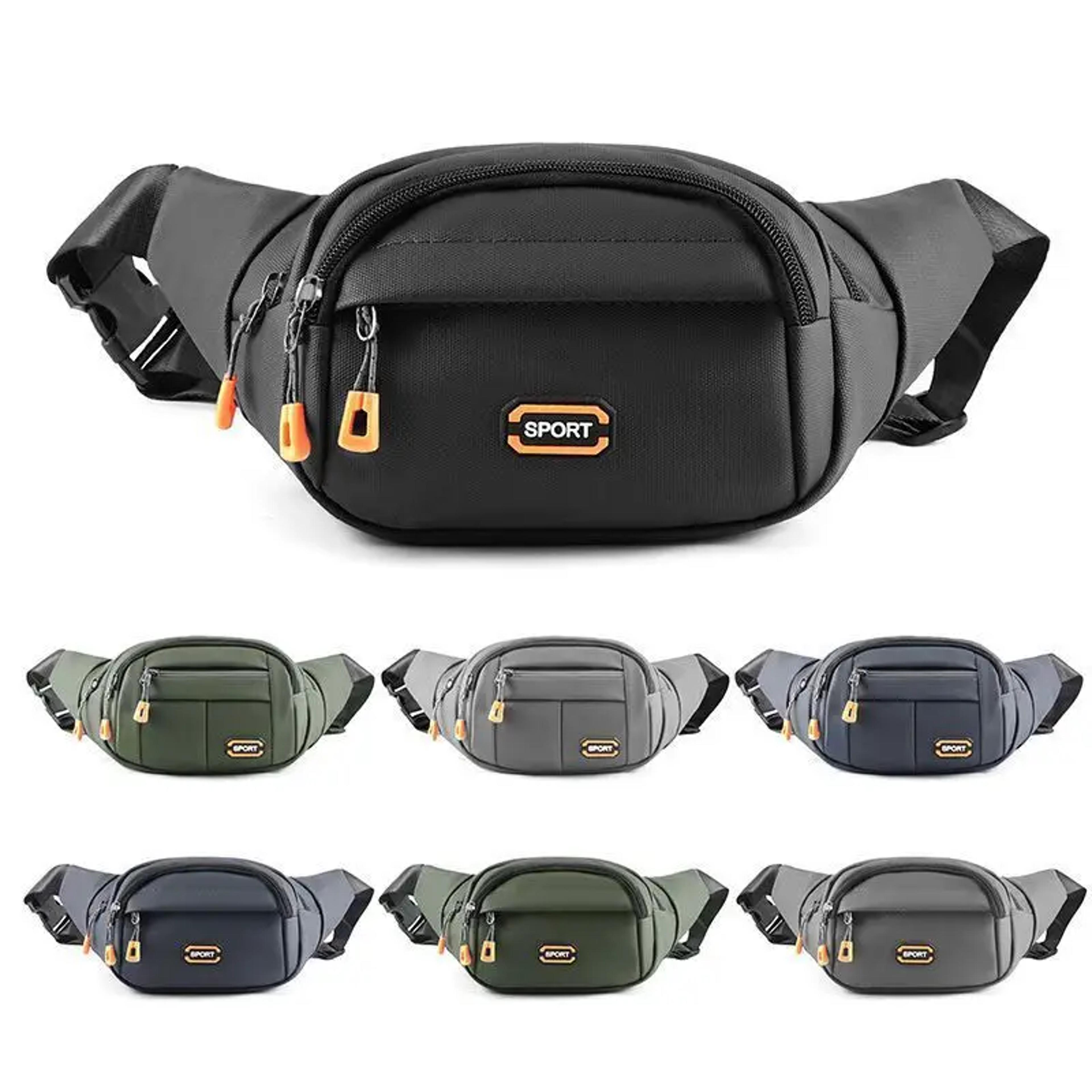 mens waist bag crossbody chest bag for travel and everyday carry