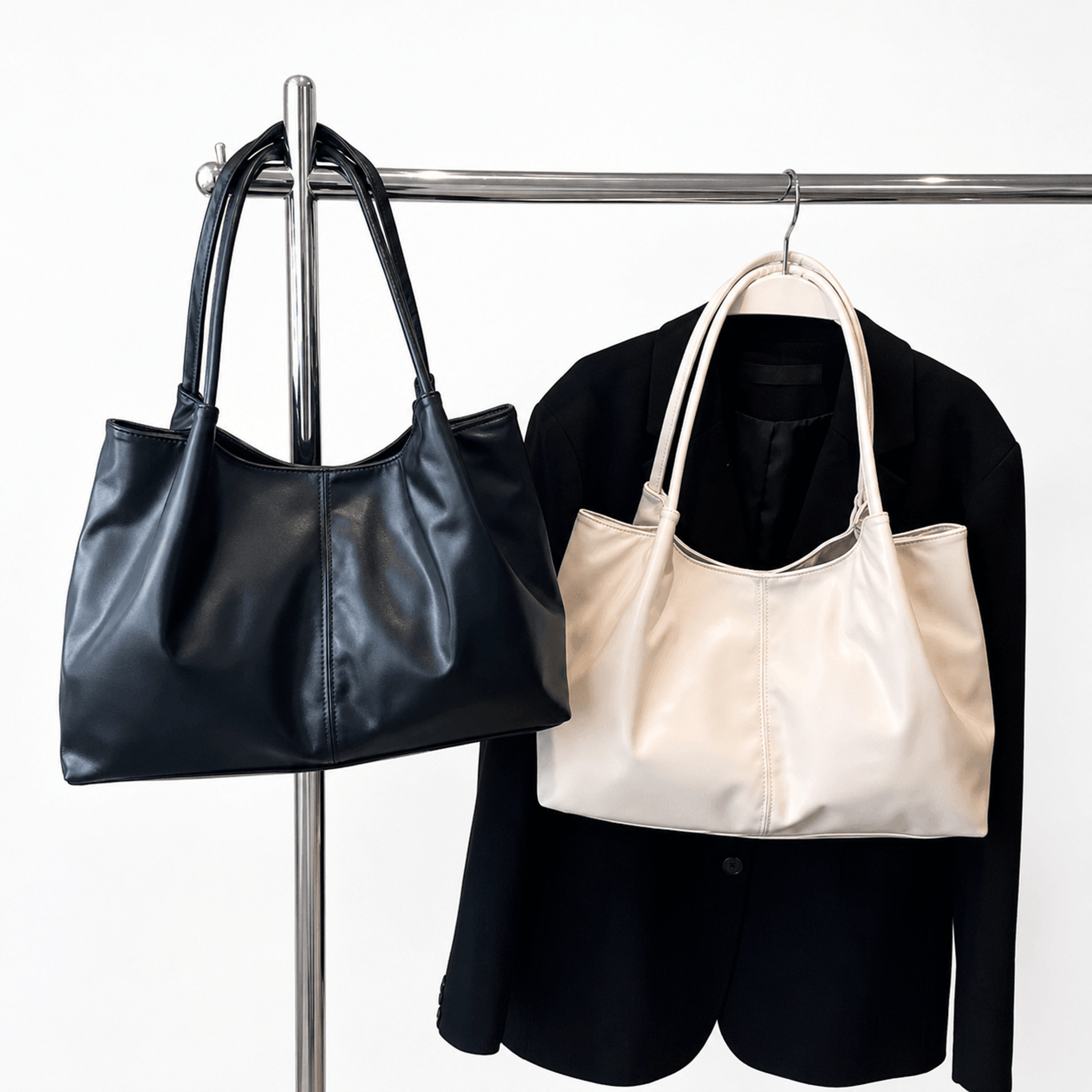 soft slouchy large capacity women tote bag for everyday commuting