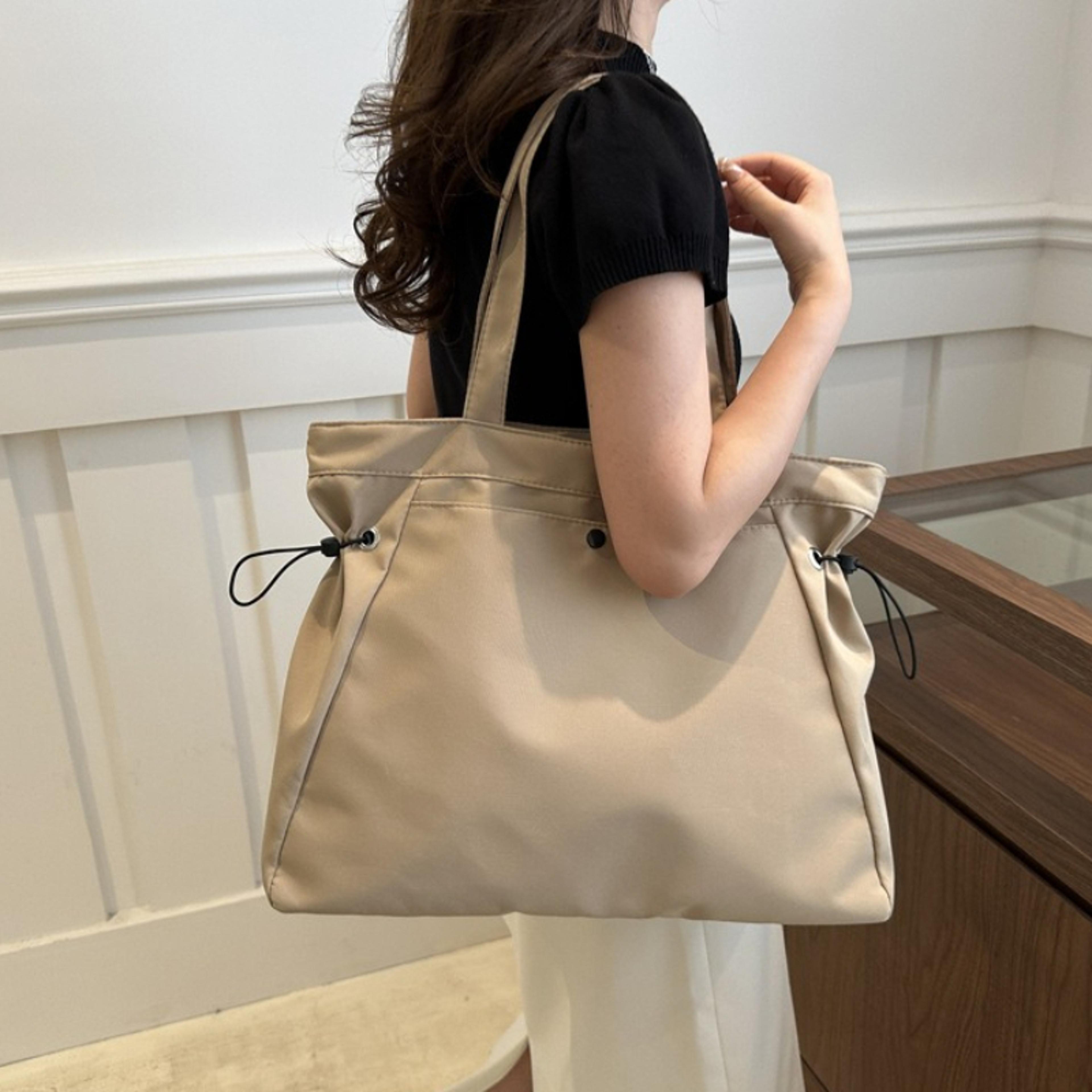 minimalist nylon tote bag large capacity womens shoulder work bag
