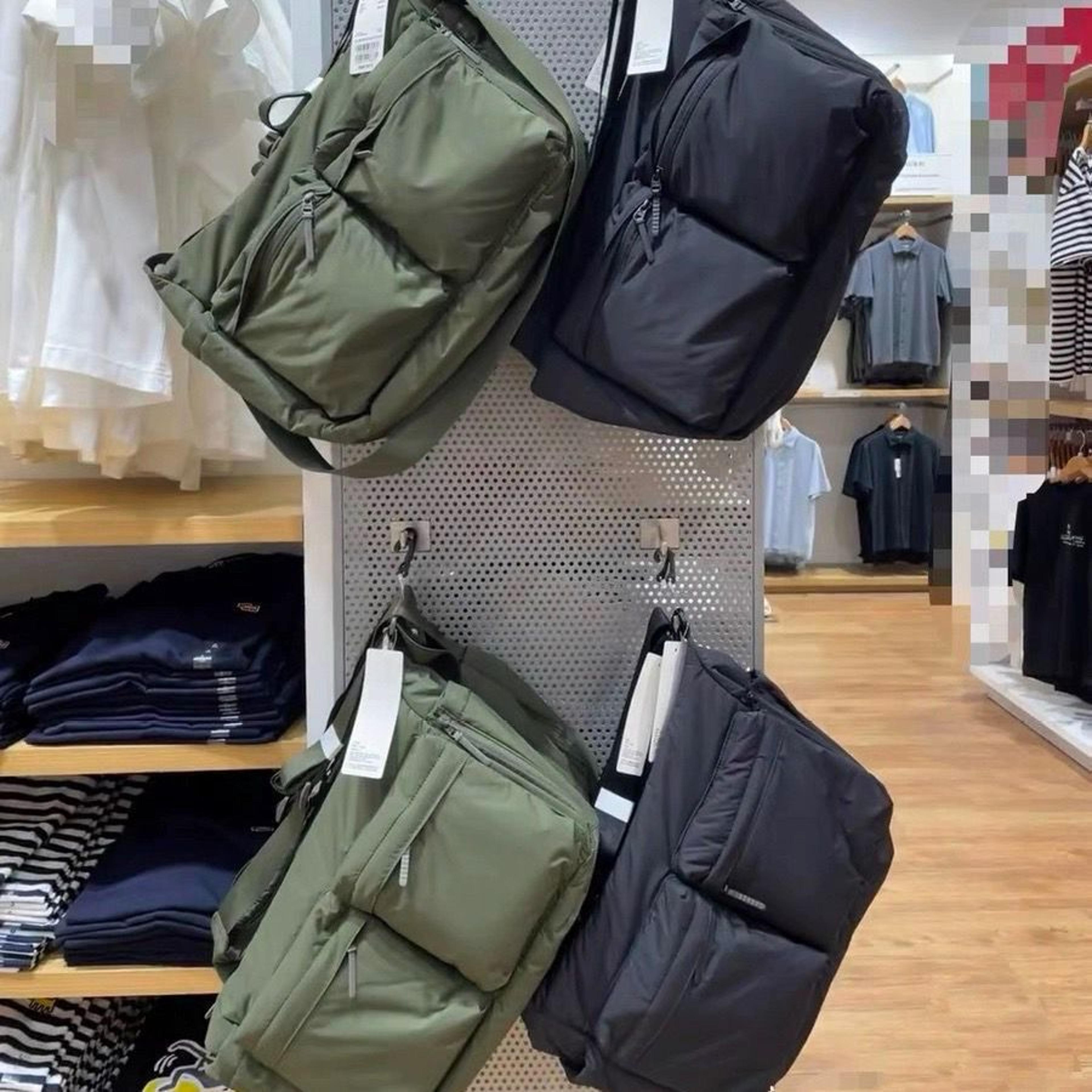 chic multi pocket messenger bag nylon shoulder travel tote for men and women
