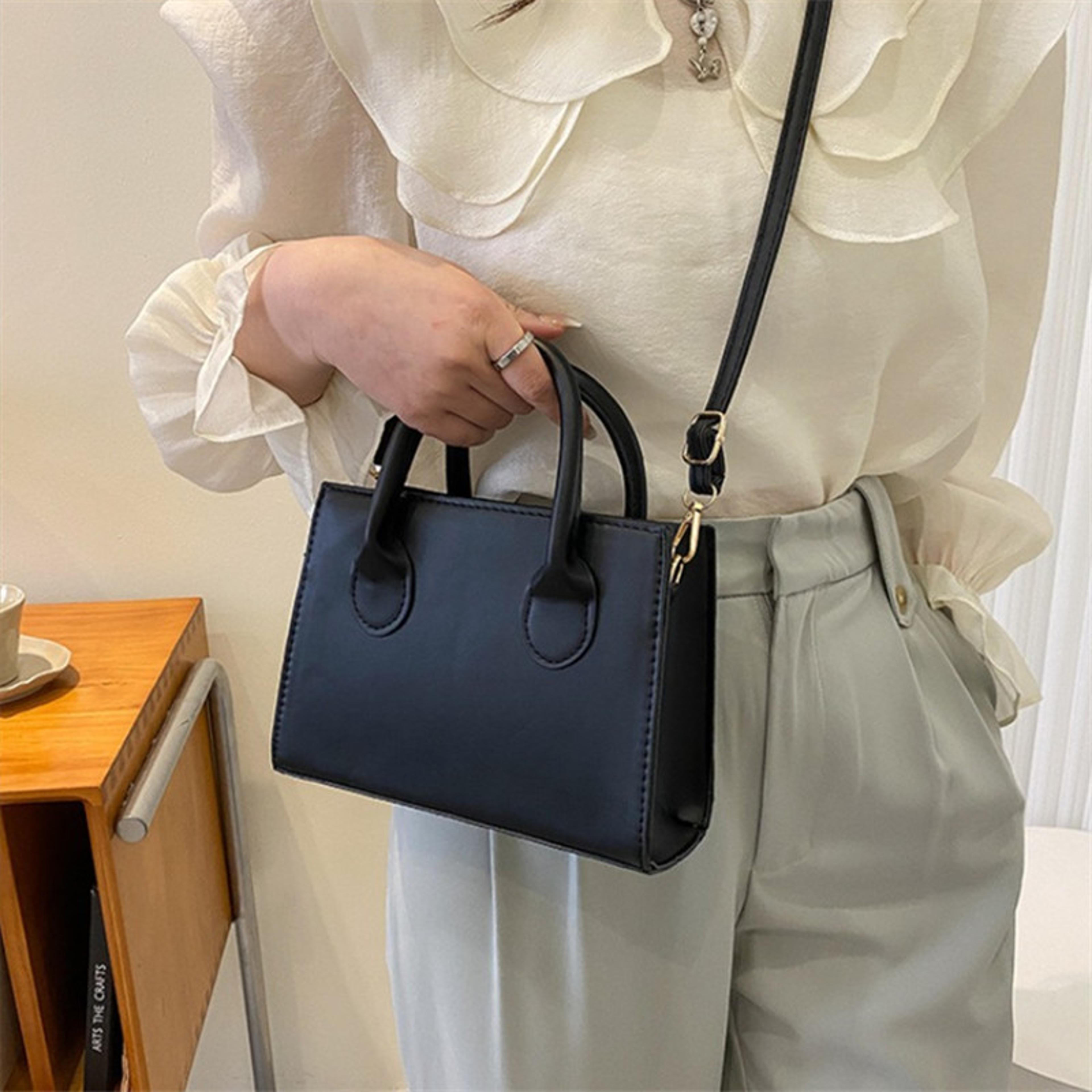 black mini crossbody bag for women compact phone shoulder purse