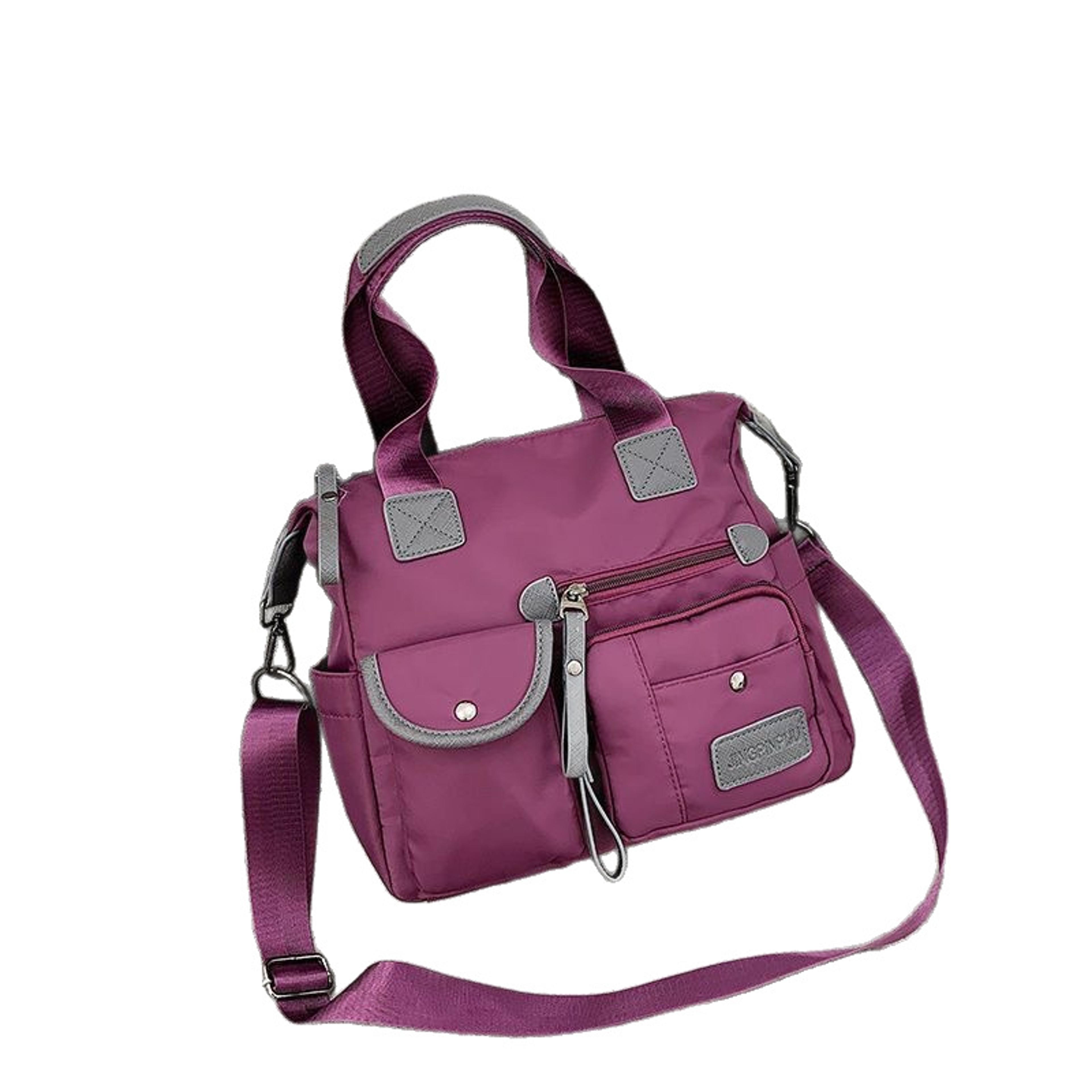 waterproof large capacity womens commuter tote and crossbody bag