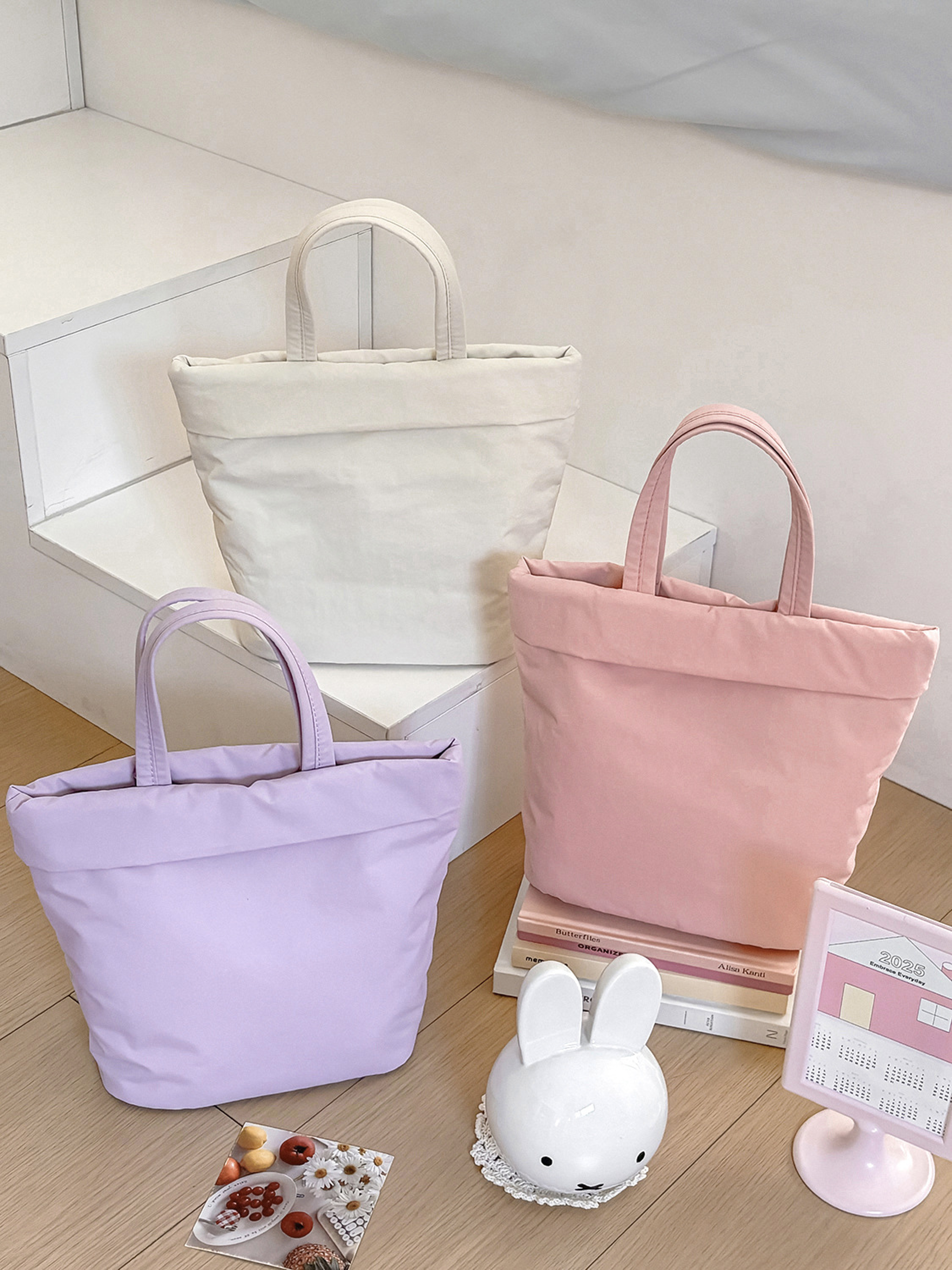 korean style macaron tote bag minimalist commuter handbag