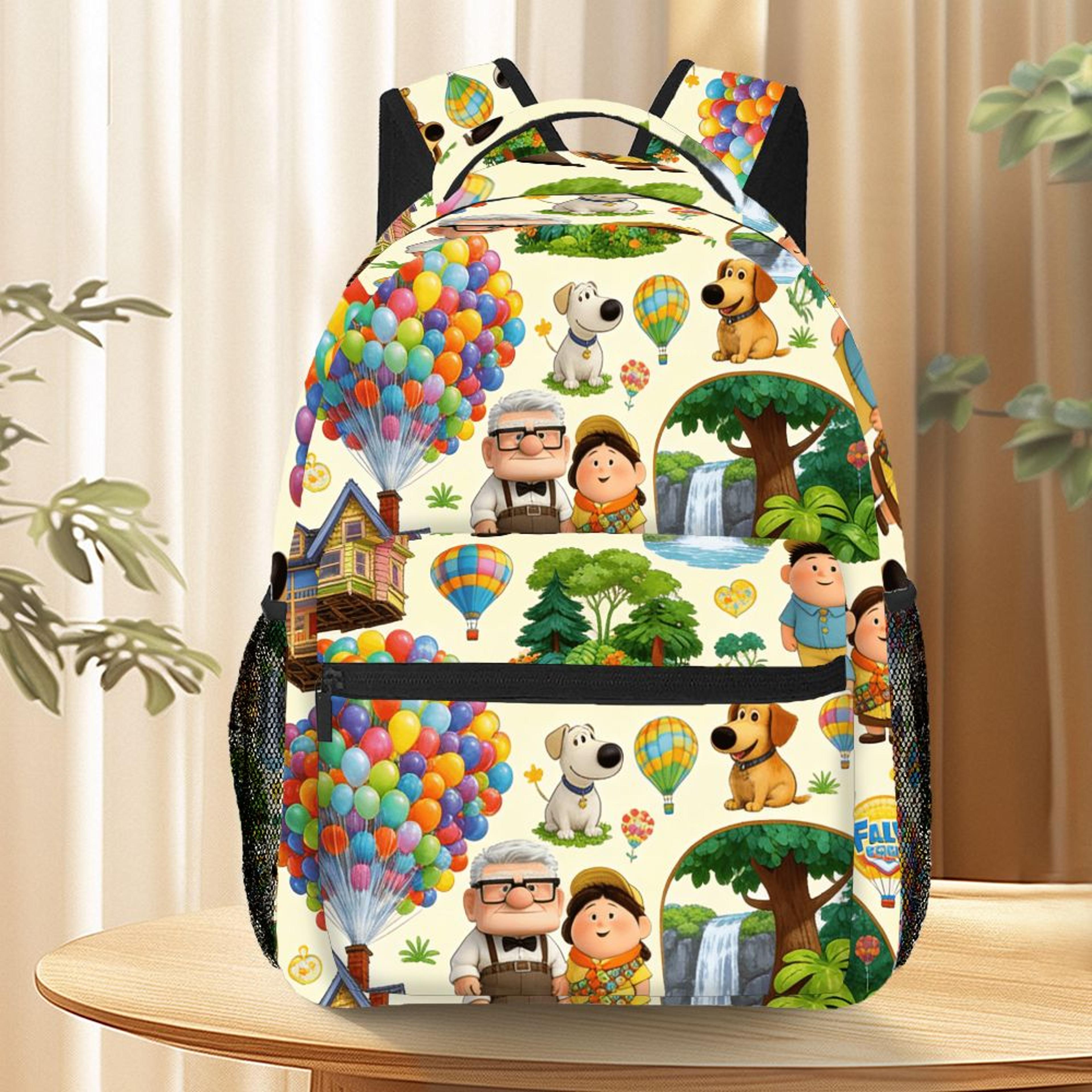 up movie carl russell dug character backpack lightweight school and travel daypack